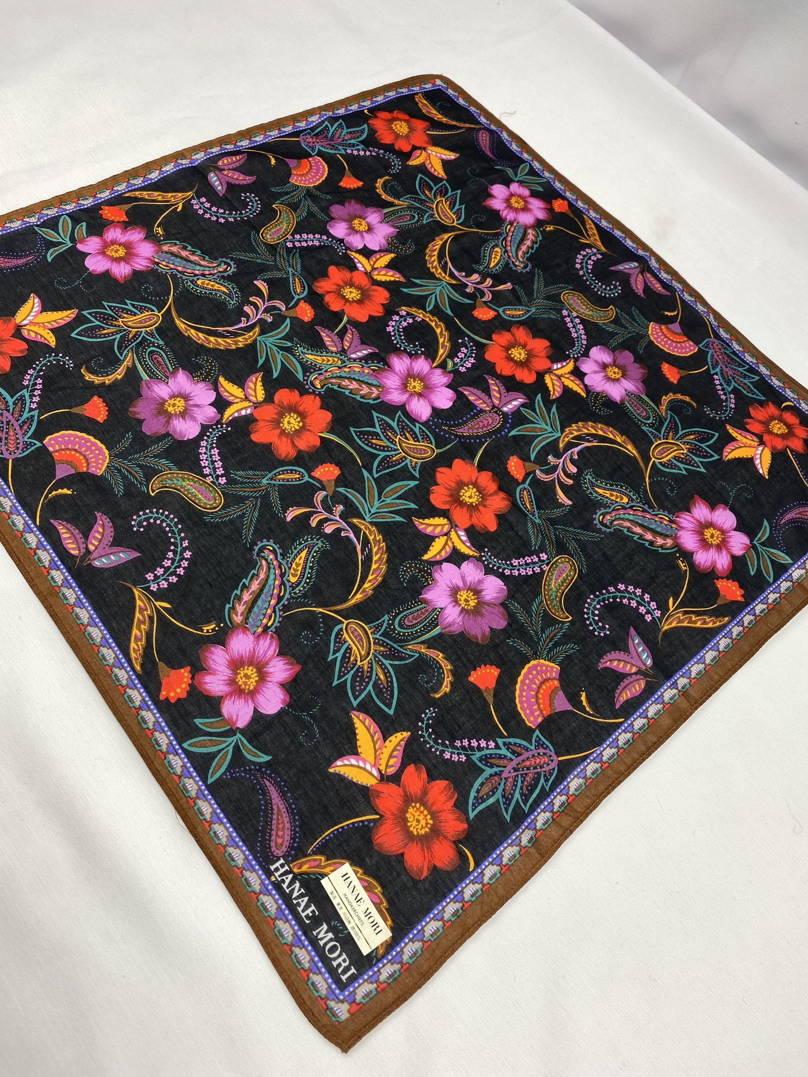 Hanae Mori × Japanese Brand × Vintage Hanae Mori Handkerchief / Bandana / Neckerchief Size ONE SIZE - 4 Thumbnail