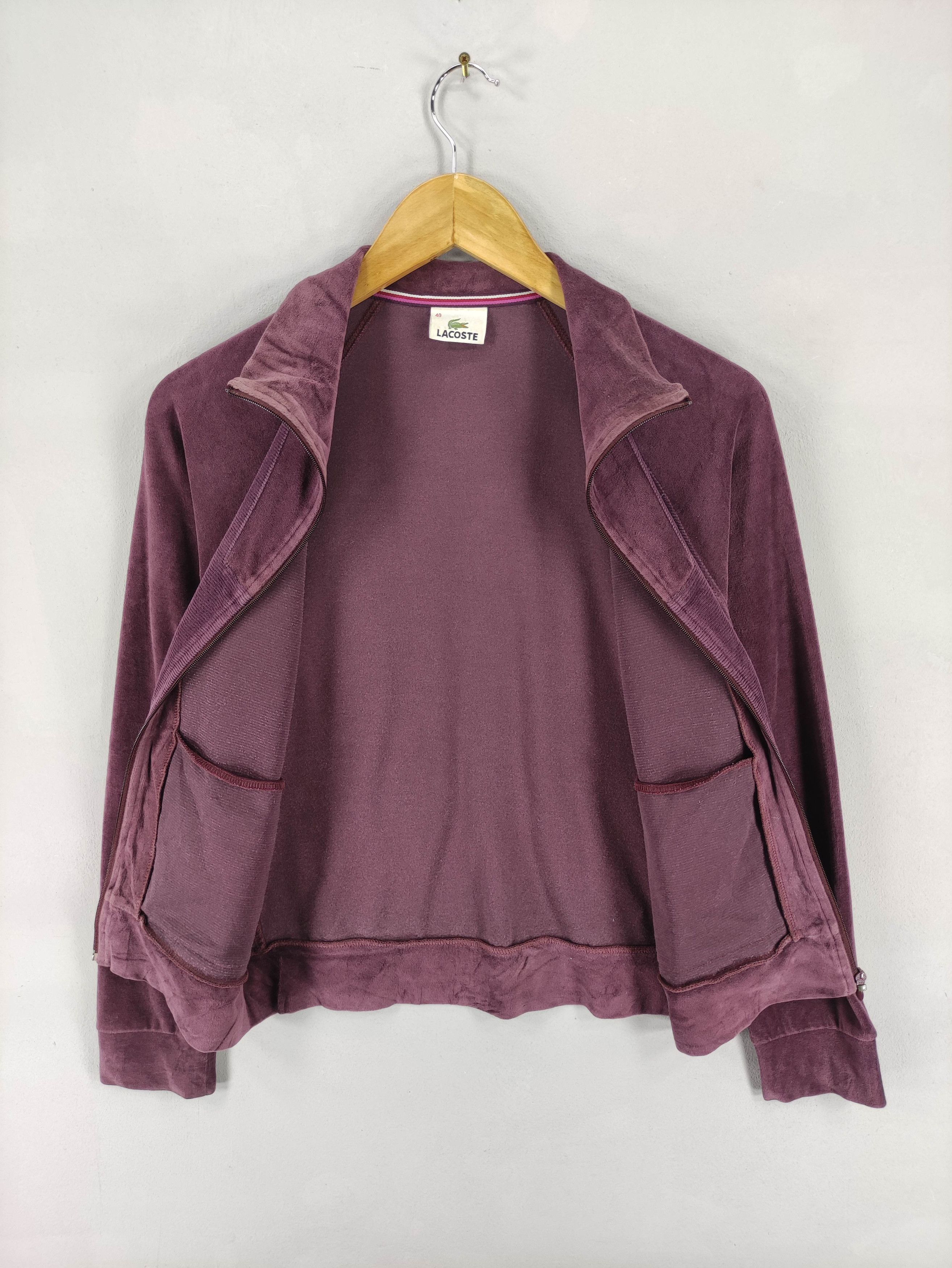 Lacoste Vintage Lacoste Small Logo At Chest Sweater Zipper Size S / US 4 / IT 40 - 4 Thumbnail