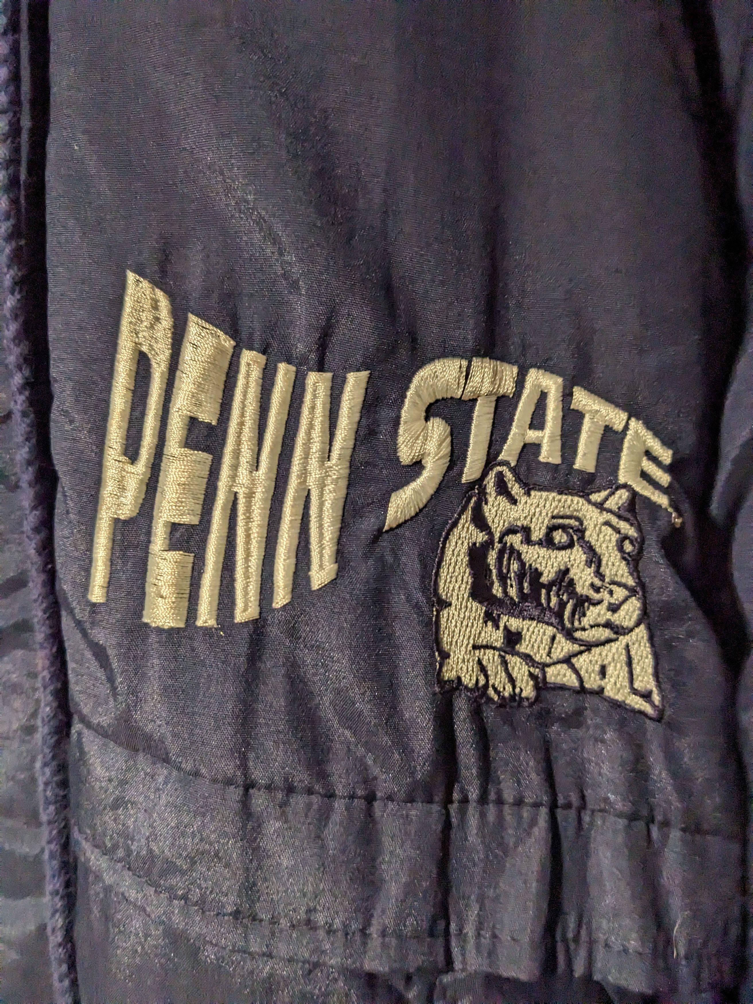 Vintage Vintage 90s Penn State College Football Puffer Jacket Size US XL / EU 56 / 4 - 5 Thumbnail