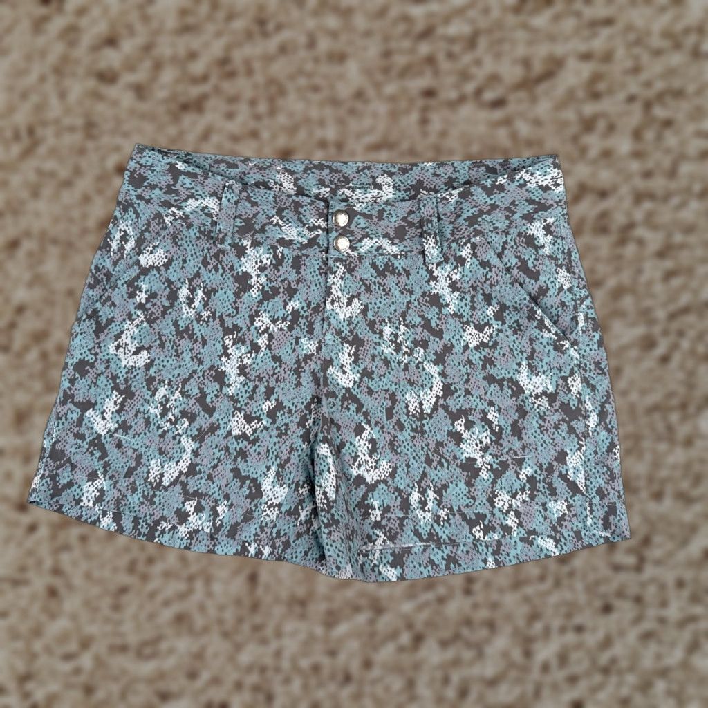 Vintage Columbia Shorts Women 6 Blue Camp Nylon Blend Omni-Shield Camping Fish Boating Size 28" / US 6 / IT 42 - 1 Thumbnail