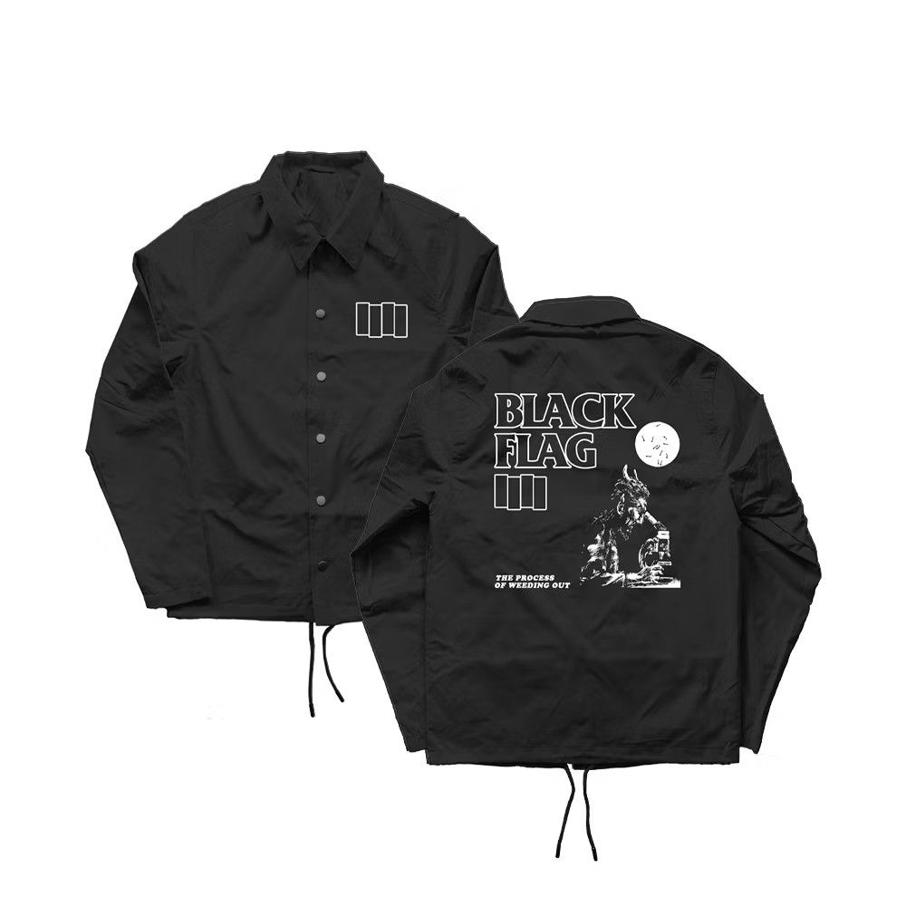 Black flag coach jacket