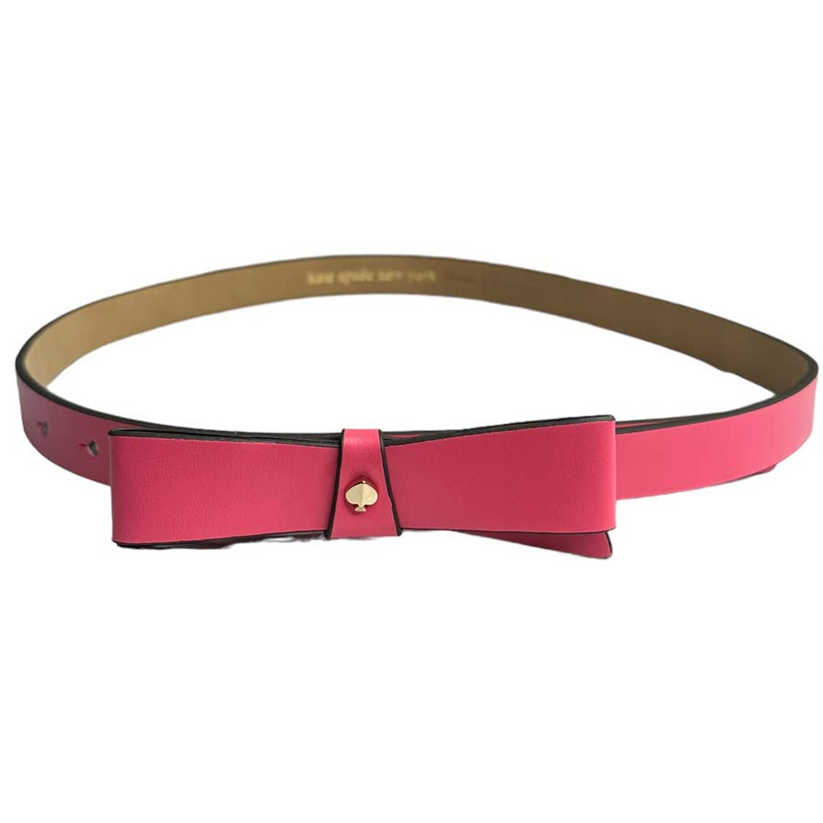Kate Spade Kate Spade Bow Leather Belt in Pale Peach small Size ONE SIZE - 3 Thumbnail
