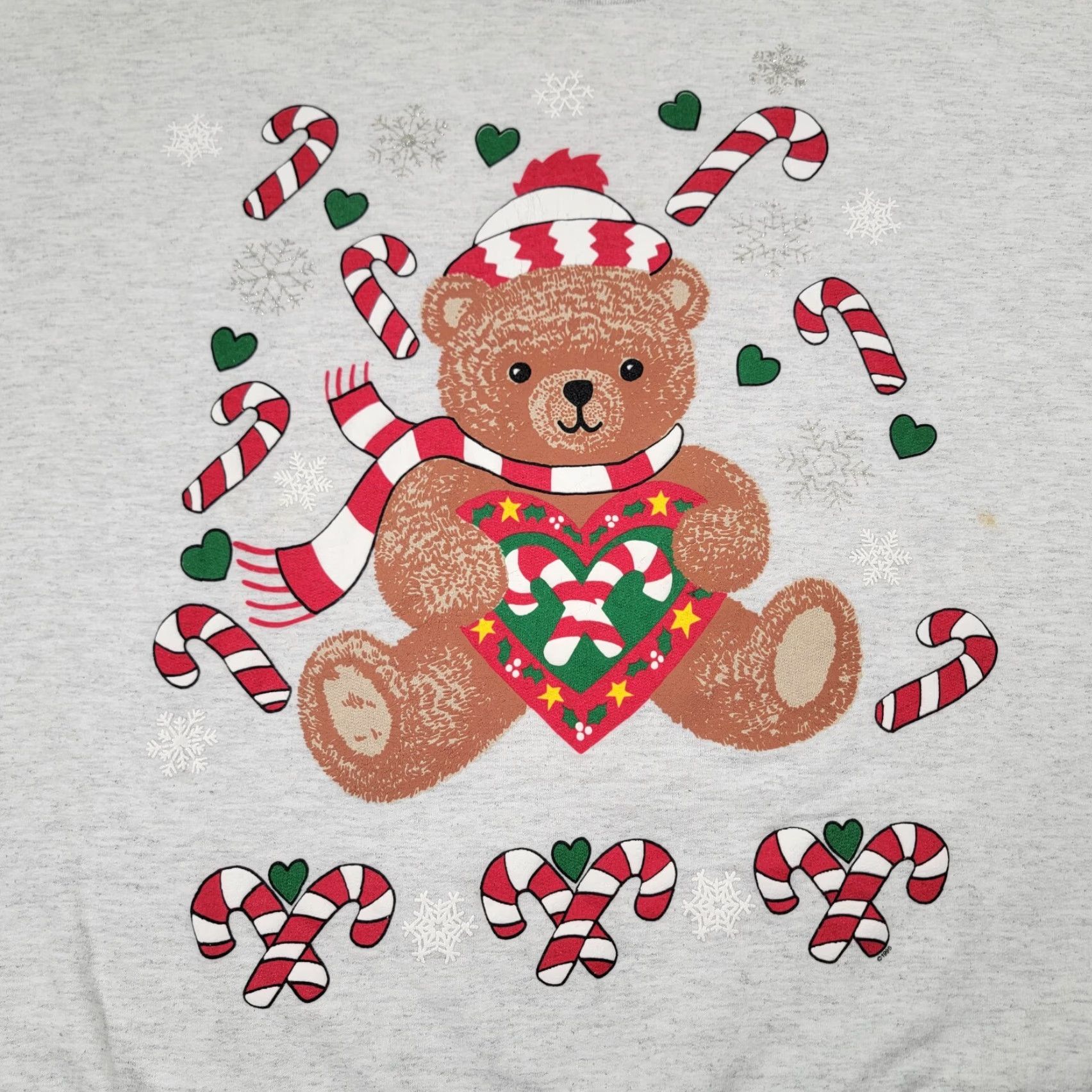 Vintage VINTAGE Nutcracker Sweatshirt White Christmas Winter Size 4XL / US 24-26 - 2 Thumbnail