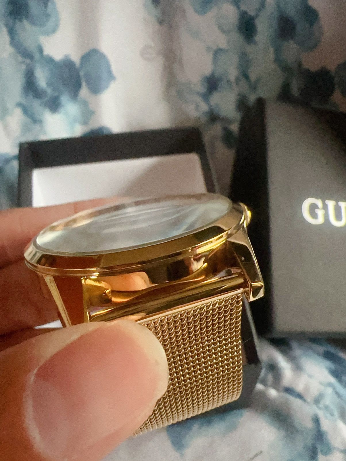 Guess Guess gold tone analog watch MESH BAND ADJUSTABLE BRACELET Size ONE SIZE - 10 Thumbnail
