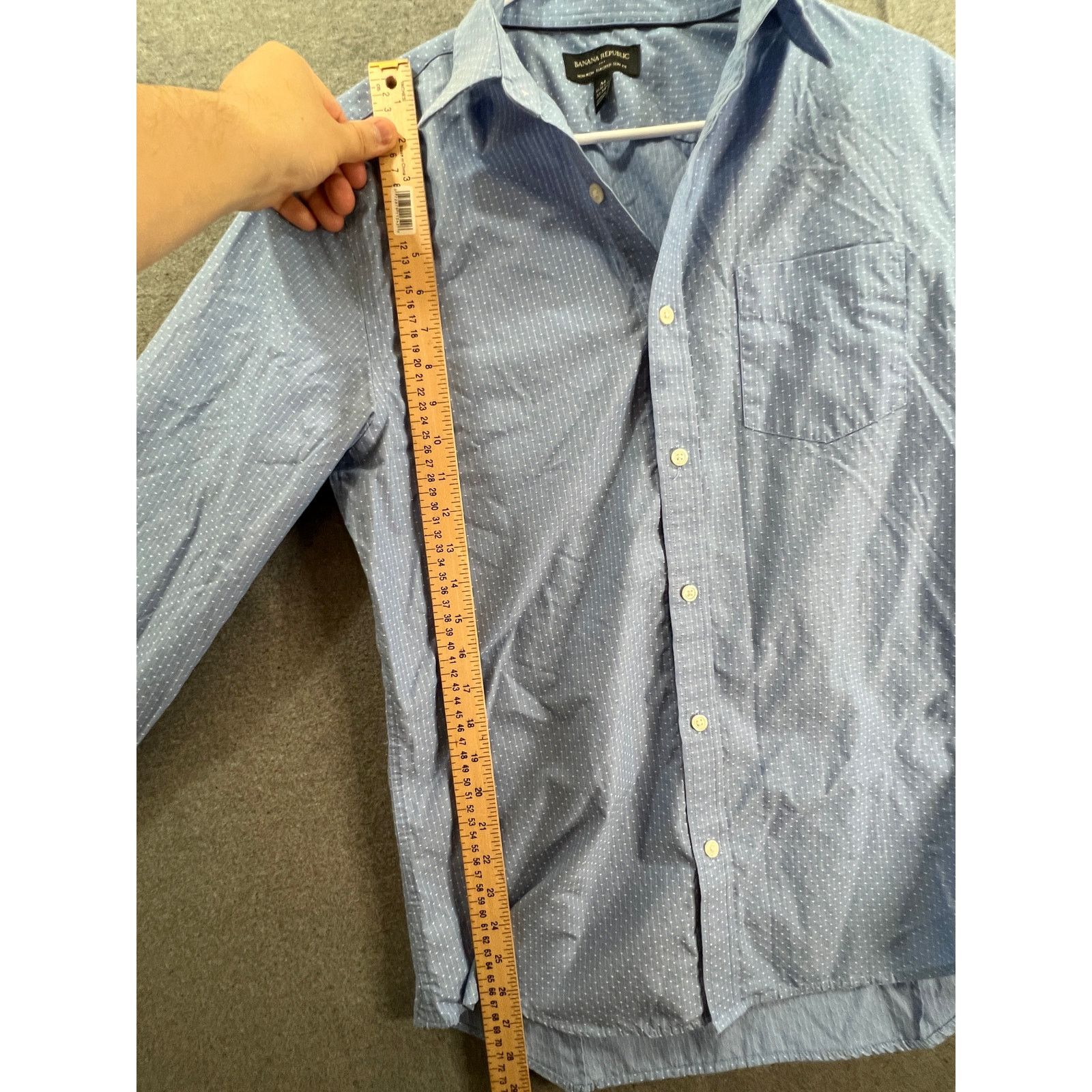 Banana Republic Banana Republic Botton Up Shirt Adult Medium Blue Size US M / EU 48-50 / 2 - 5 Thumbnail