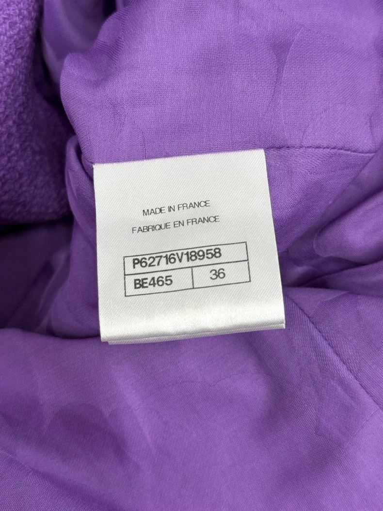 Chanel Chanel Purple four-pocket zipper jacket Size XS / US 0-2 / IT 36-38 - 5 Thumbnail