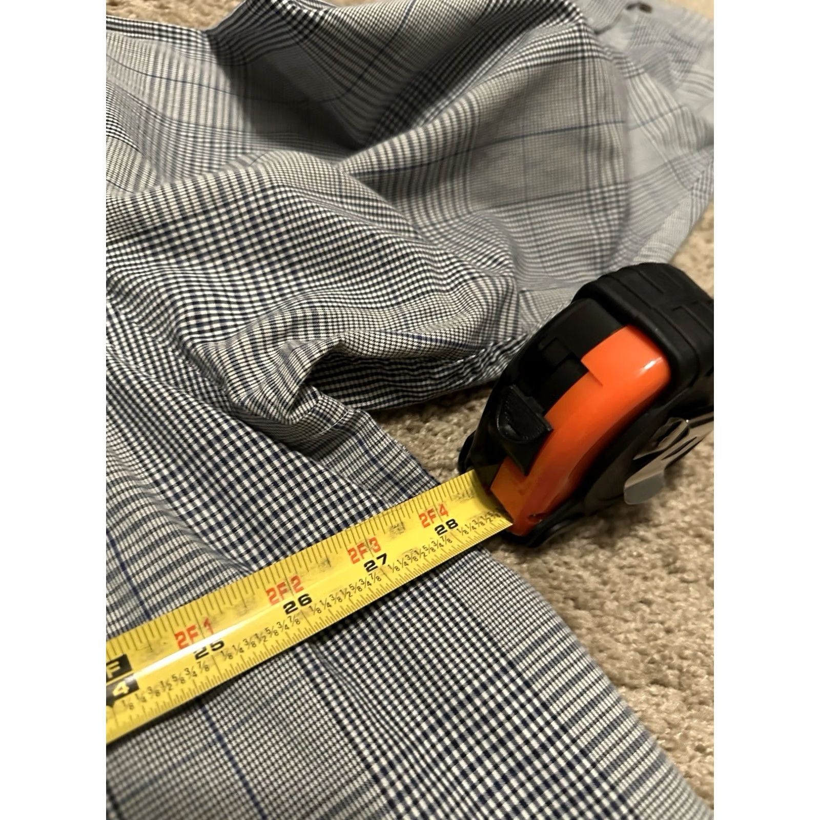 Roundtree & Yorke Roundtree & Yorke Mens 3XLT Plaid Button Up Collared Long Sleeve Casual Shirt Size US XXL / EU 58 / 5 - 6 Thumbnail