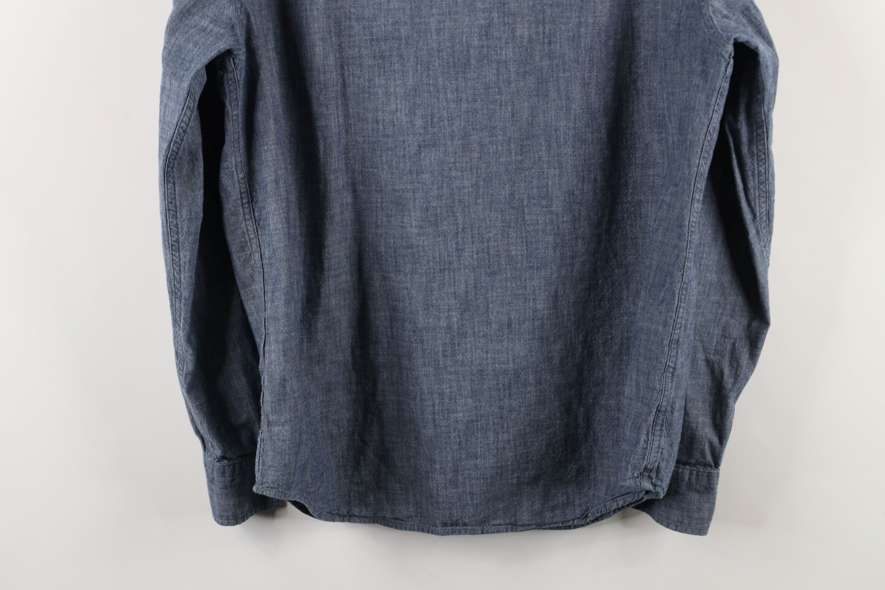 Banana Republic × Vintage Banana Republic Fit Chambray Collared Button Down Shirt Blue Size US L / EU 52-54 / 3 - 10 Thumbnail