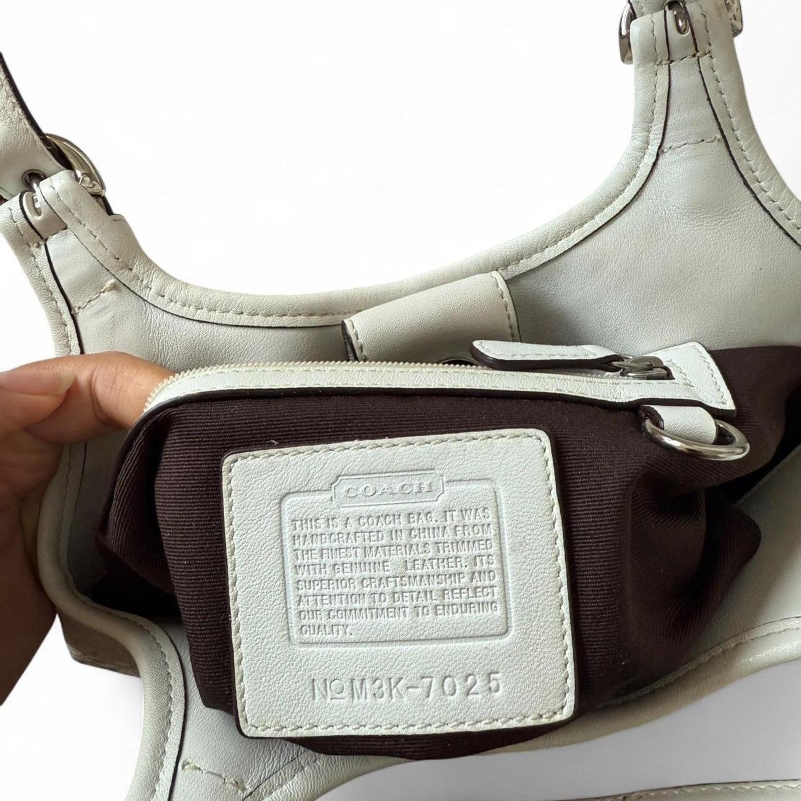 Coach Vintage coach white signature shoulder Size ONE SIZE - 4 Thumbnail