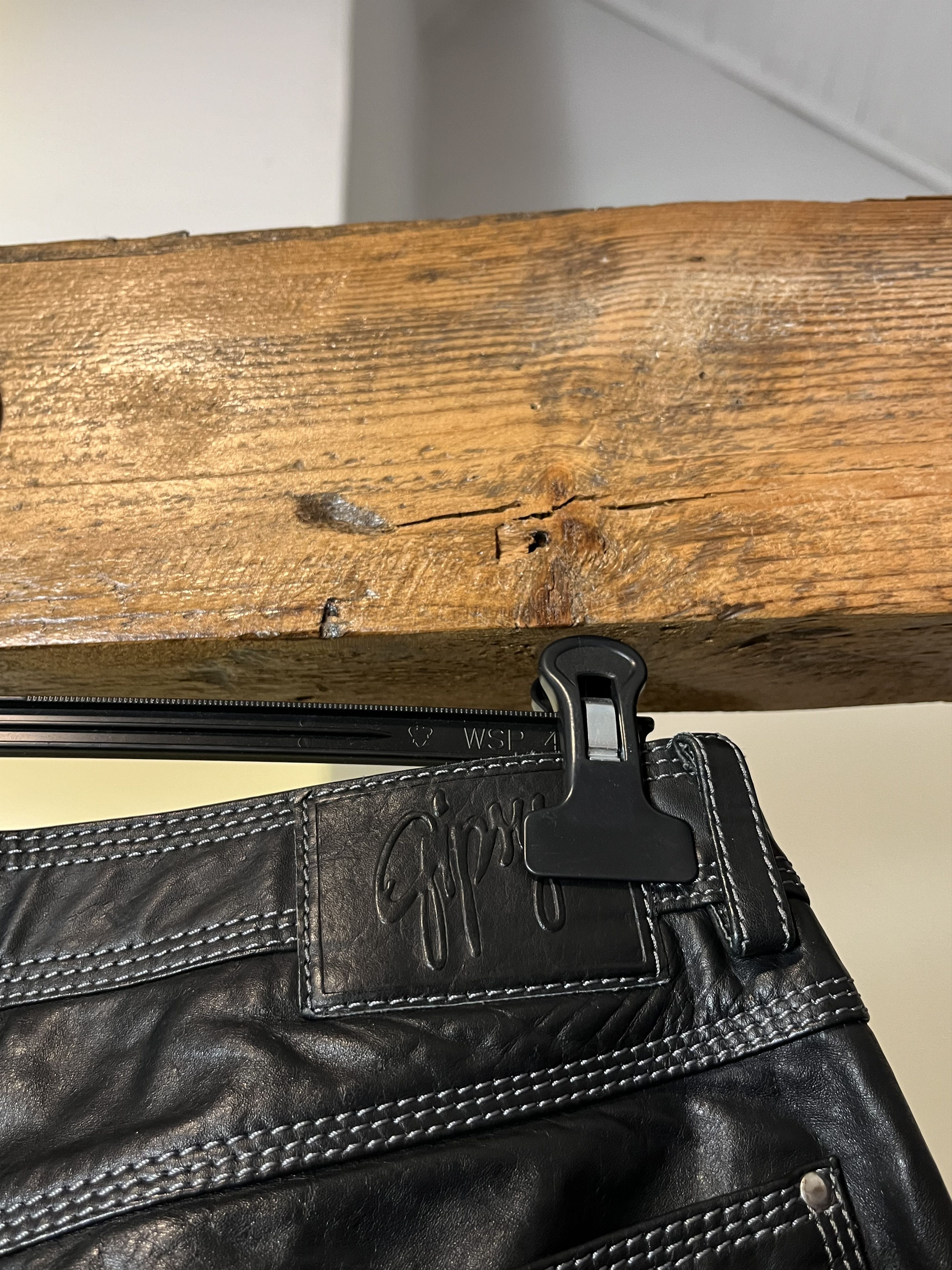 Genuine Leather × Harley Davidson 90s Gypsy Harley Davidson USA Leather Pants Size US 32 / EU 48 - 6 Thumbnail