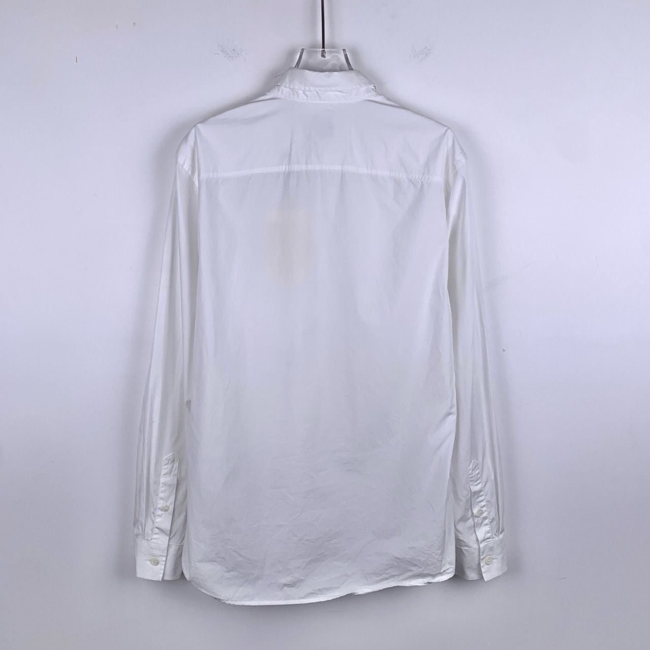 Burberry Burberry London England White Cotton Long Sleeve Shirt Mens Size US S / EU 44-46 / 1 - 7 Thumbnail