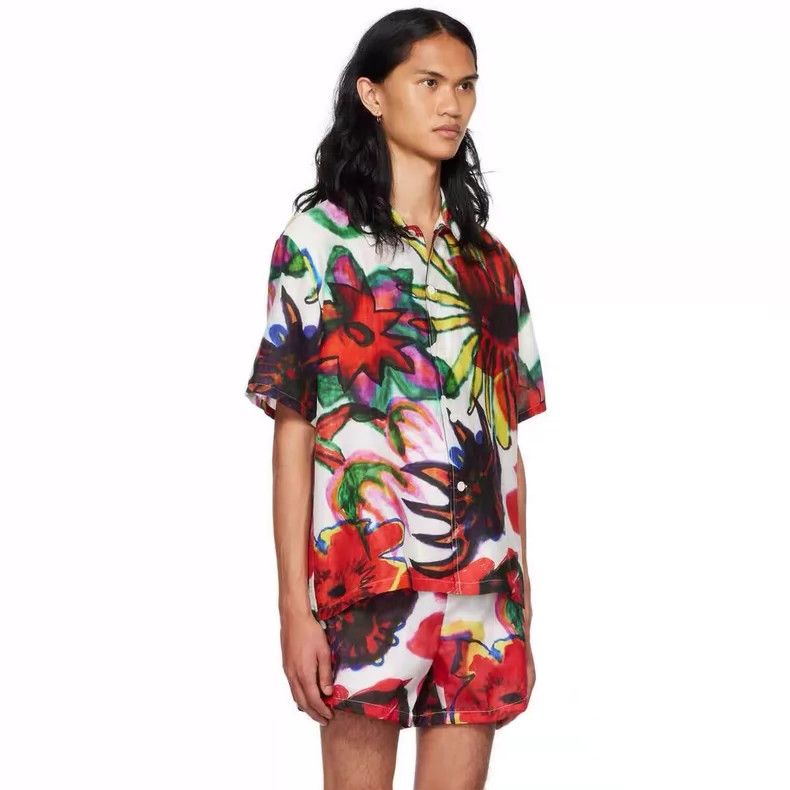 Our Legacy our legacy Floral graffiti casual men's and women's short-s Size US S / EU 44-46 / 1 - 7 Thumbnail