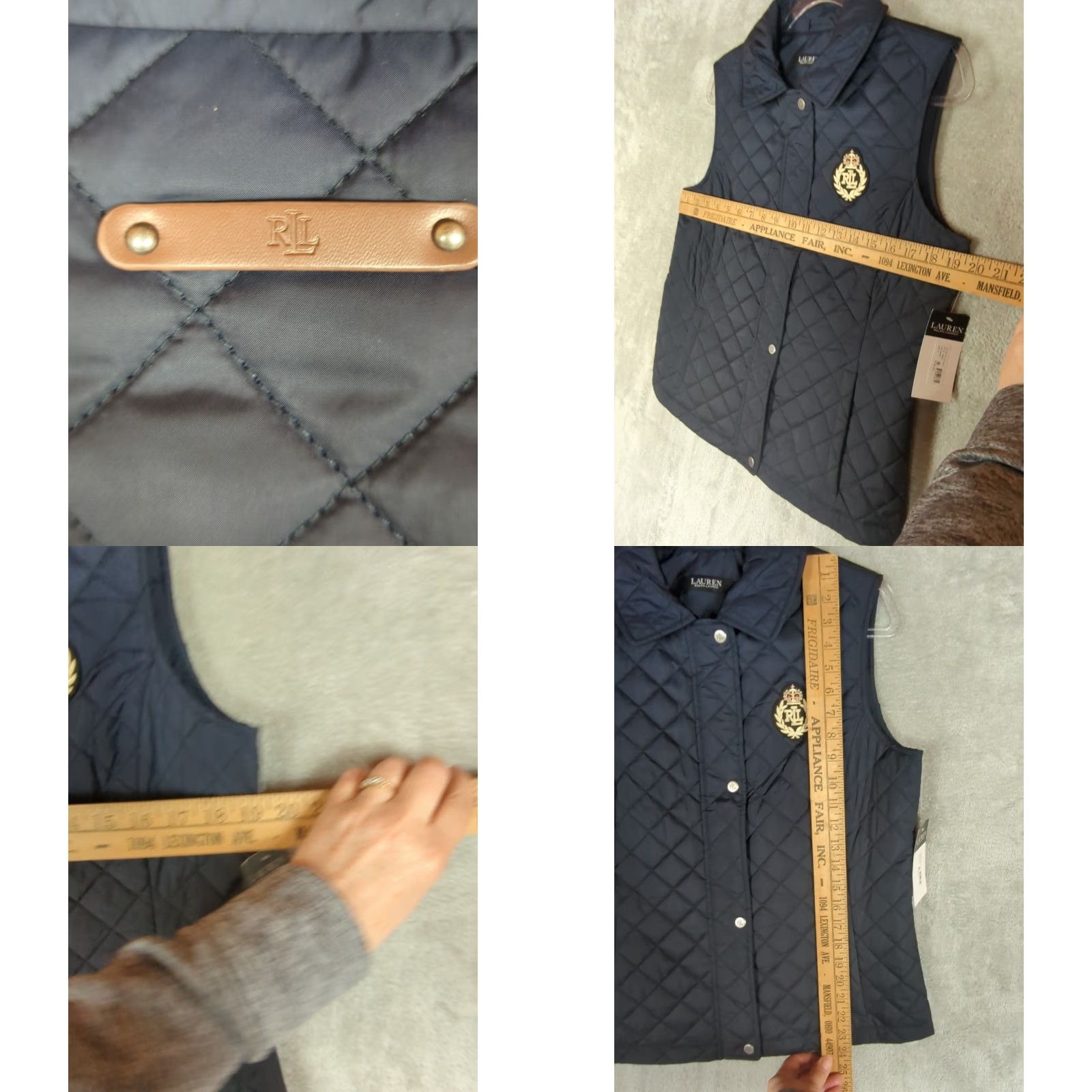 Ralph Lauren Lauren Ralph Lauren Vest Women Navy Blue sz M Quilted Preppy Capsule NWT Size M / US 6-8 / IT 42-44 - 8 Thumbnail