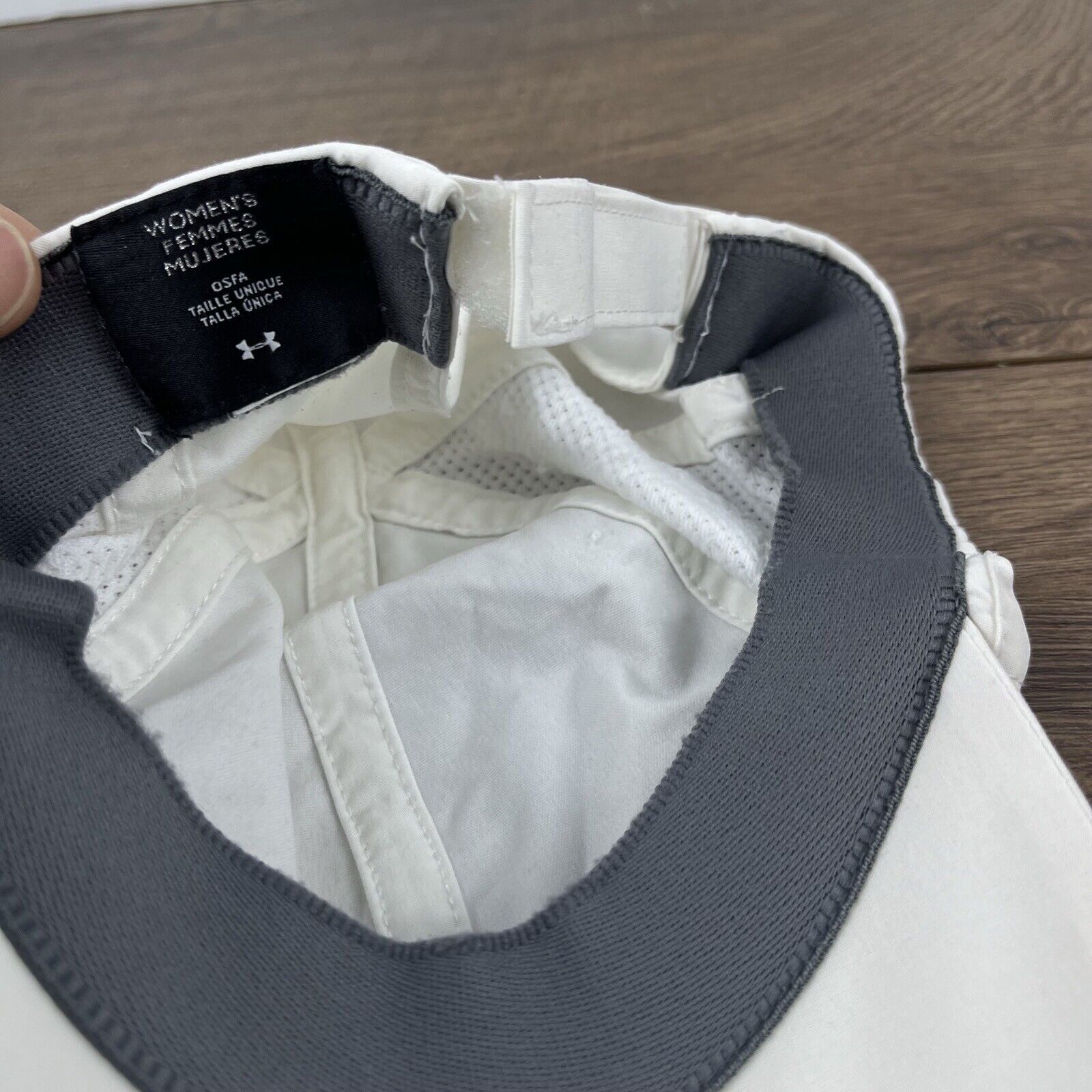 Under Armour Under Armour Running Hat UA Athletic White Hat Adjustable Wo Size ONE SIZE - 15 Thumbnail