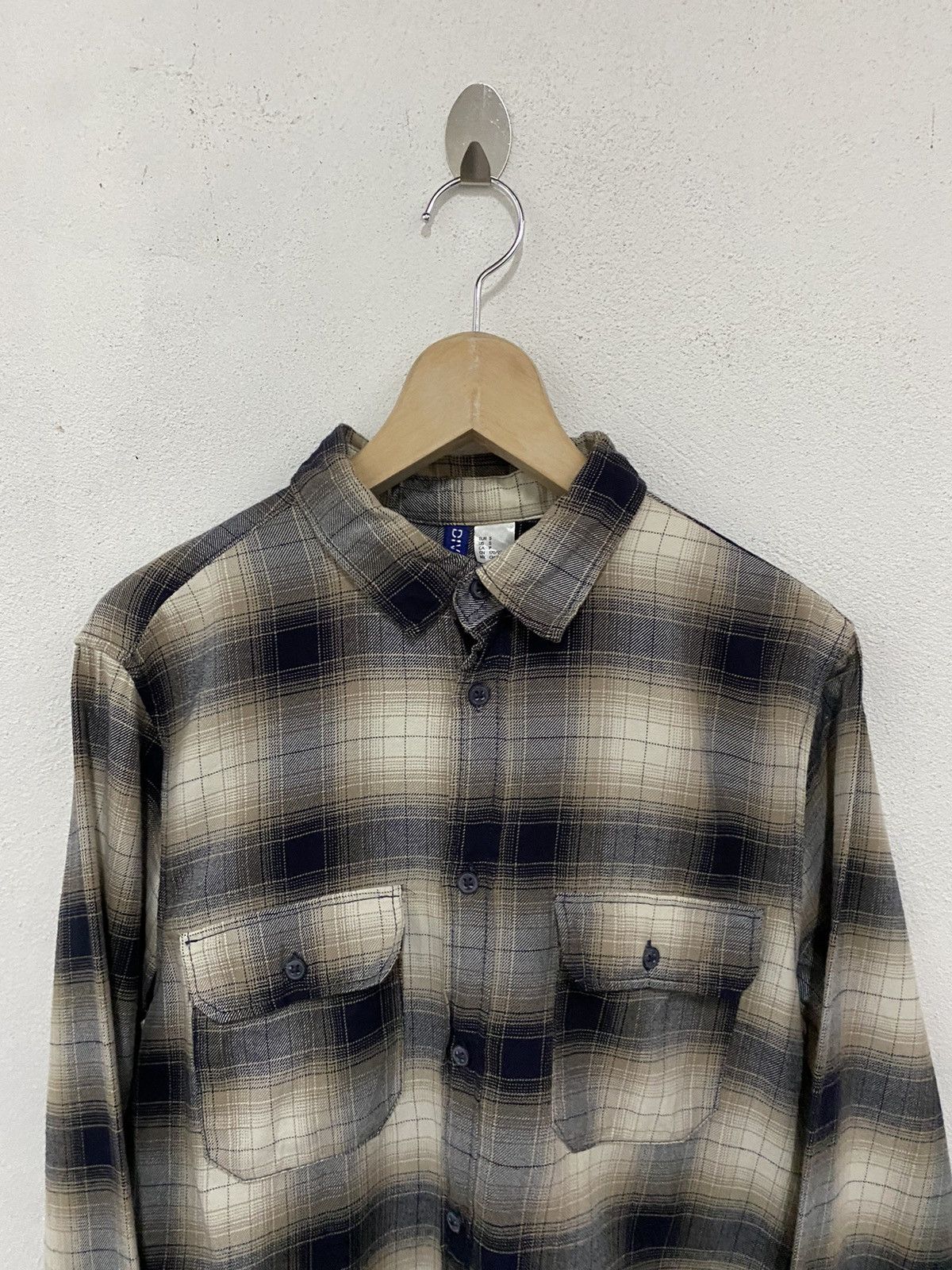 H&M × Vintage H&M Plaid Tartan Flannel Shirt Size US S / EU 44-46 / 1 - 3 Thumbnail