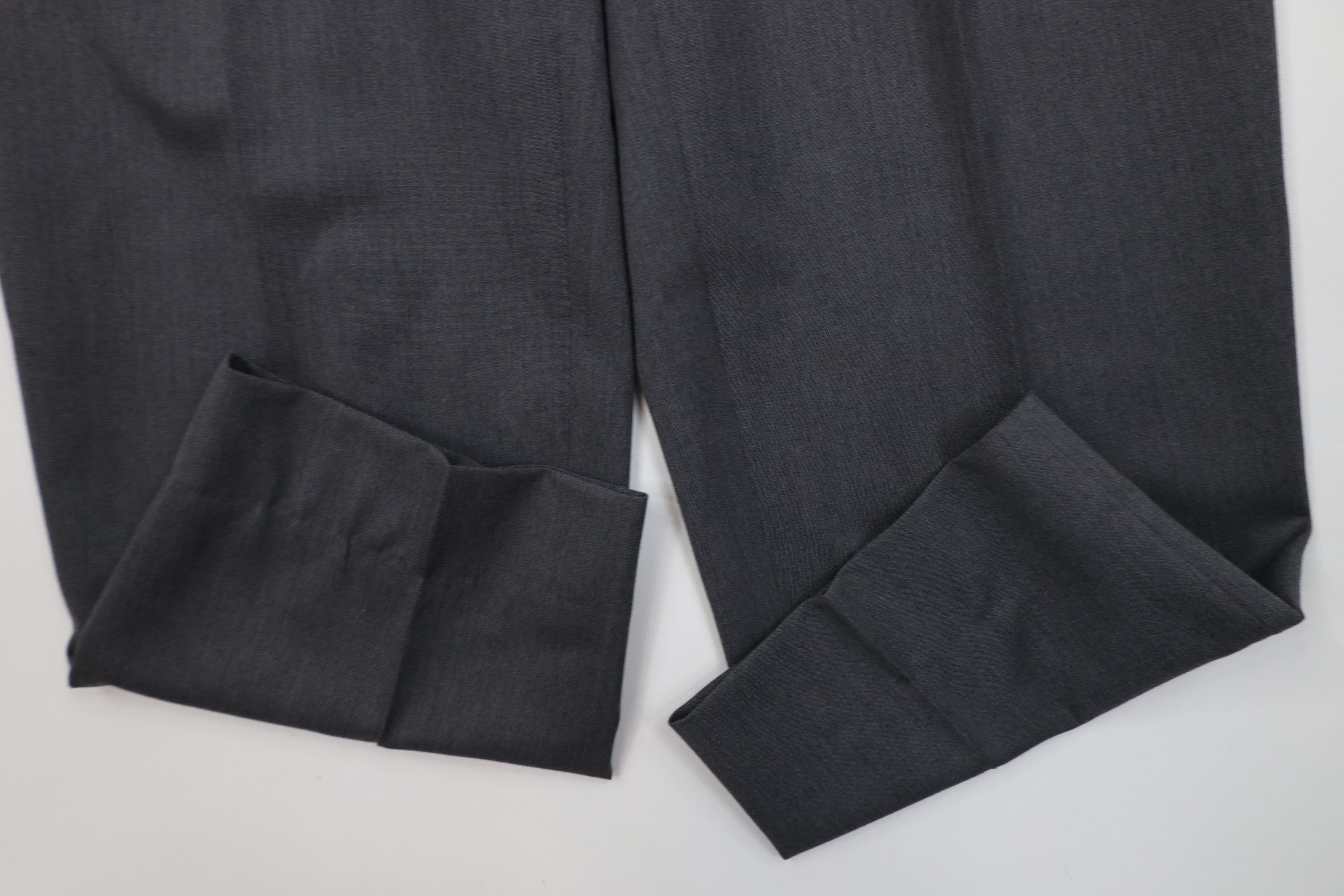 Vintage Vintage 90s Streetwear Wool Knit Wide Leg Chino Pants Gray Size US 34 / EU 50 - 5 Thumbnail