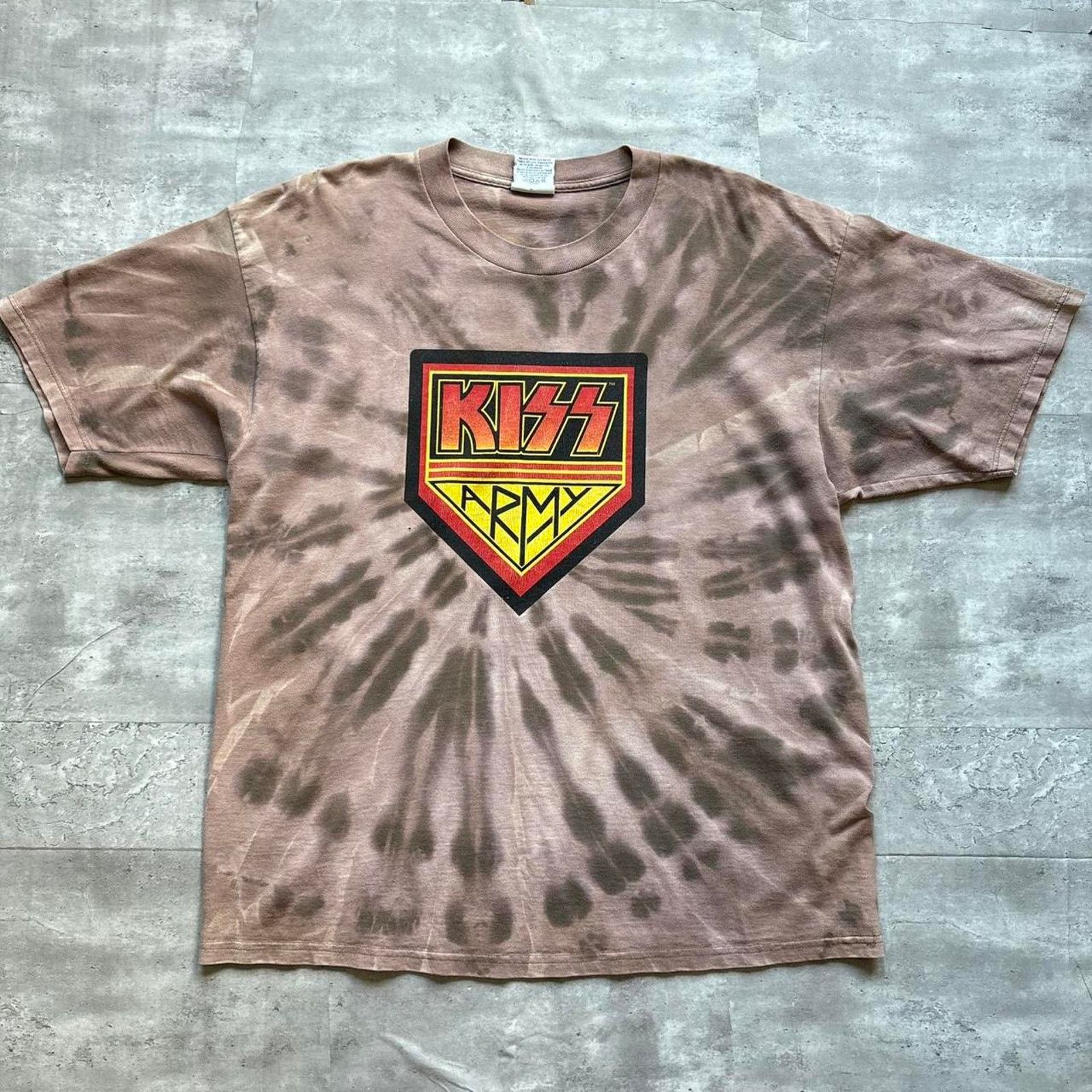 Gildan Vintage 1990s kiss army Size US XL / EU 56 / 4 - 1 Thumbnail
