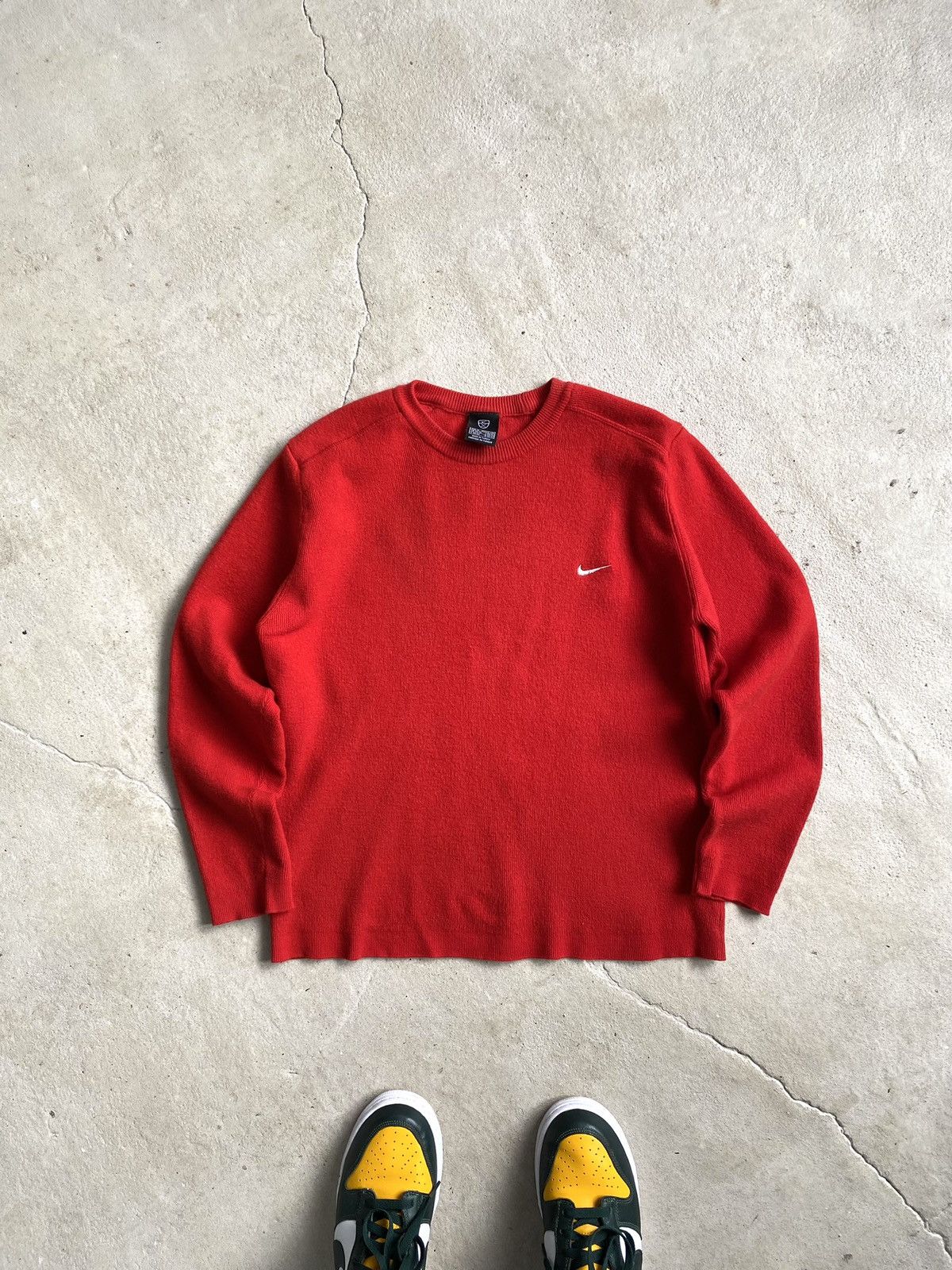 Nike Y2K Vintage Nike Sweater Sweatshirt Hype Travis Scott Style Size US M / EU 48-50 / 2 - 1 Thumbnail