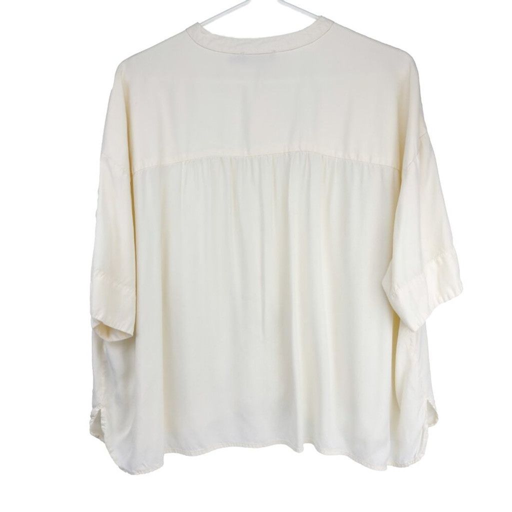 Other SOAKED IN LUXURY Cattie Butter Yellow Cream Button Blouse M Size M / US 6-8 / IT 42-44 - 3 Thumbnail