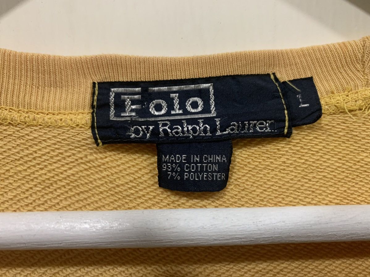 Polo Ralph Lauren × RRL Ralph Lauren × Ralph Lauren Vintage Polo Bear By Polo Ralph Lauren Sweatshirt Distress Size US L / EU 52-54 / 3 - 11 Thumbnail