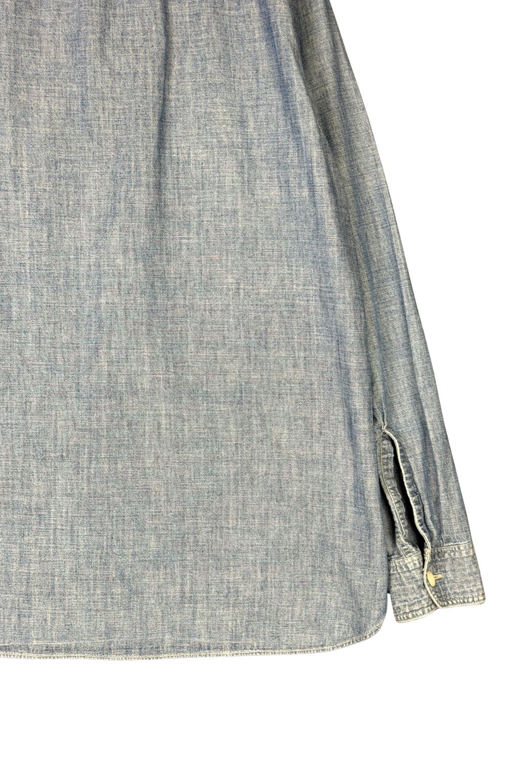 RRL Ralph Lauren RRL Double RL Chambray Work Shirt Indigo Fade Ralph Lauren Size US XS / EU 42 / 0 - 15 Thumbnail