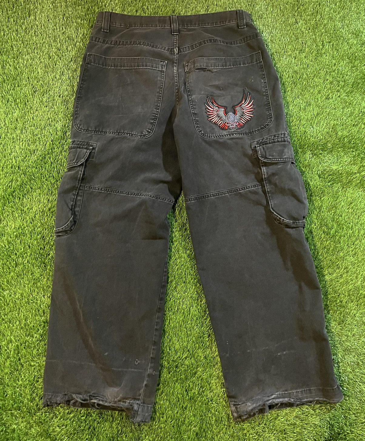 JNCO JNCO Cargo Pants With Skull Size US 36 / EU 52 - 2 Thumbnail