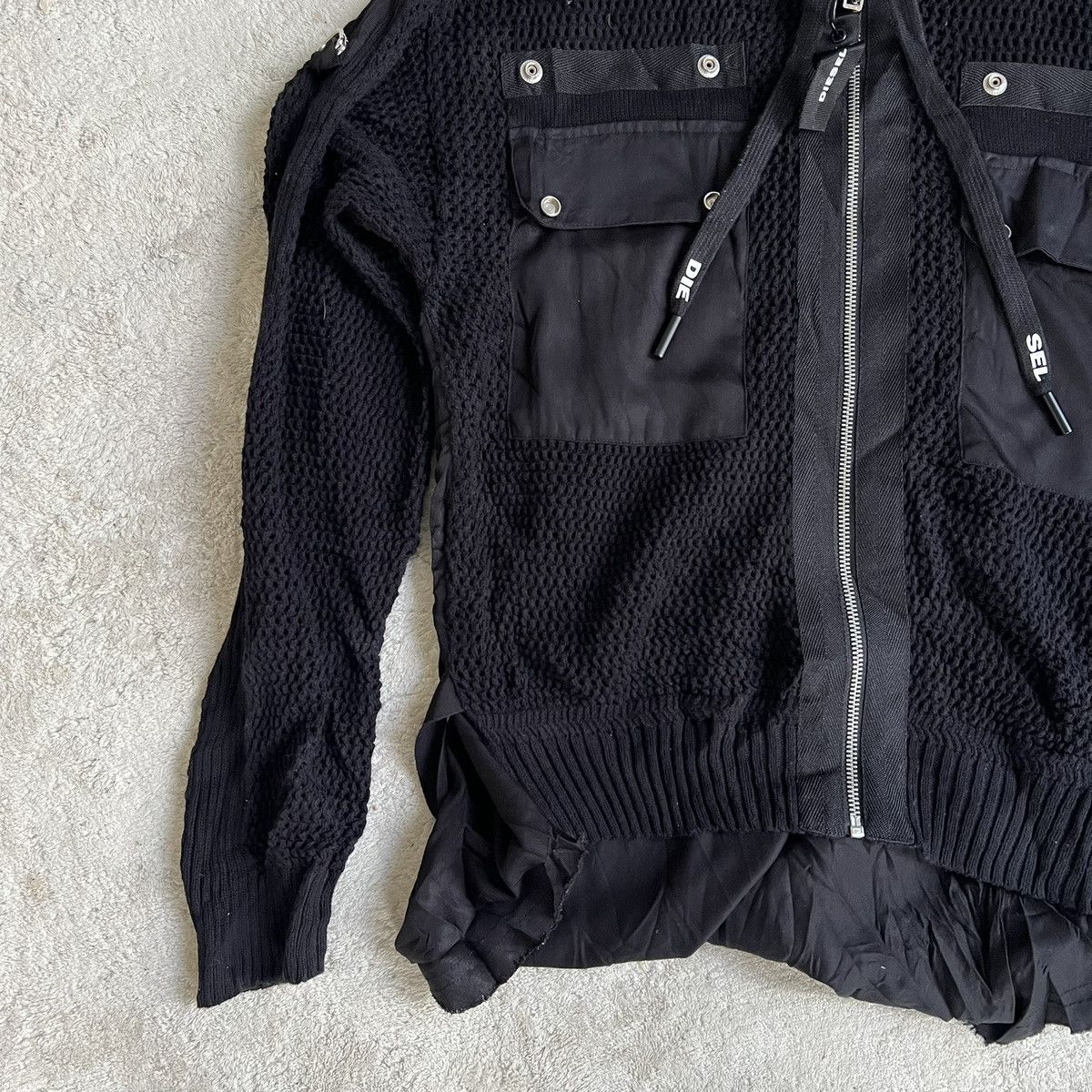 Diesel 💥Diesel y2k M-Mily jacket woman Size XS / US 0-2 / IT 36-38 - 3 Thumbnail
