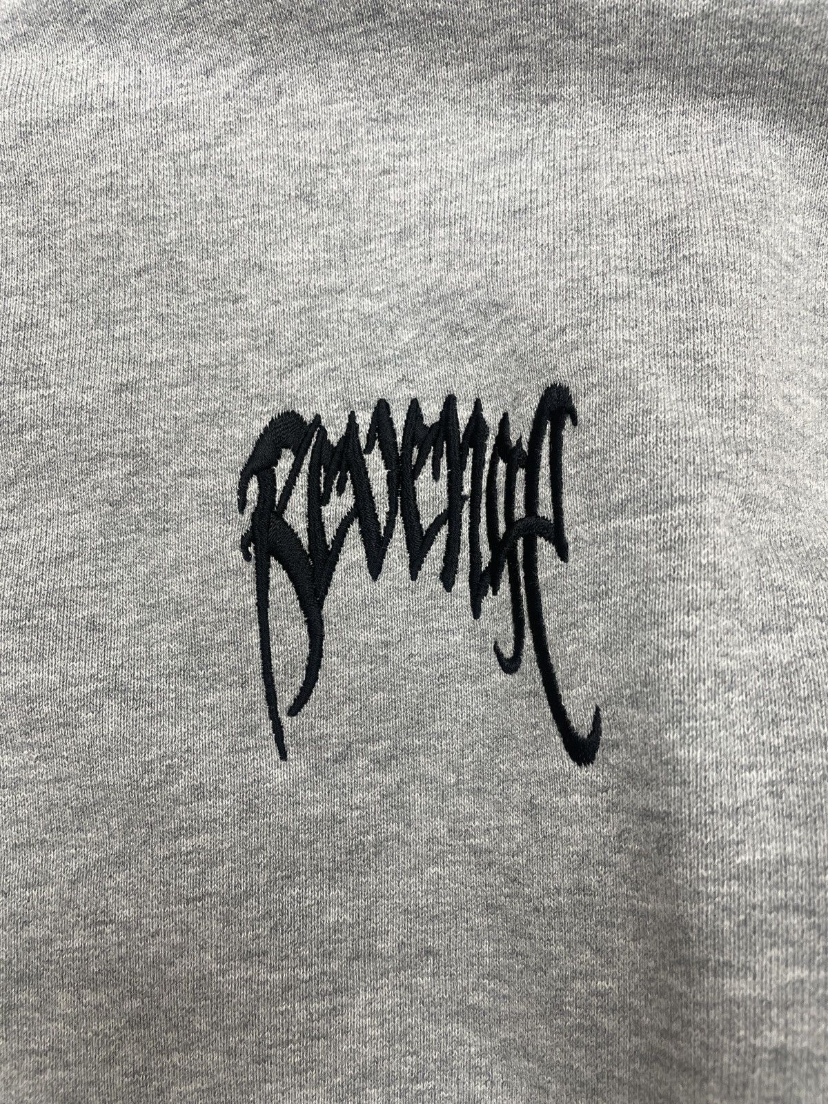 Revenge Revenge Grey Embroidered Full Zip Hoodie Size US L / EU 52-54 / 3 - 2 Thumbnail
