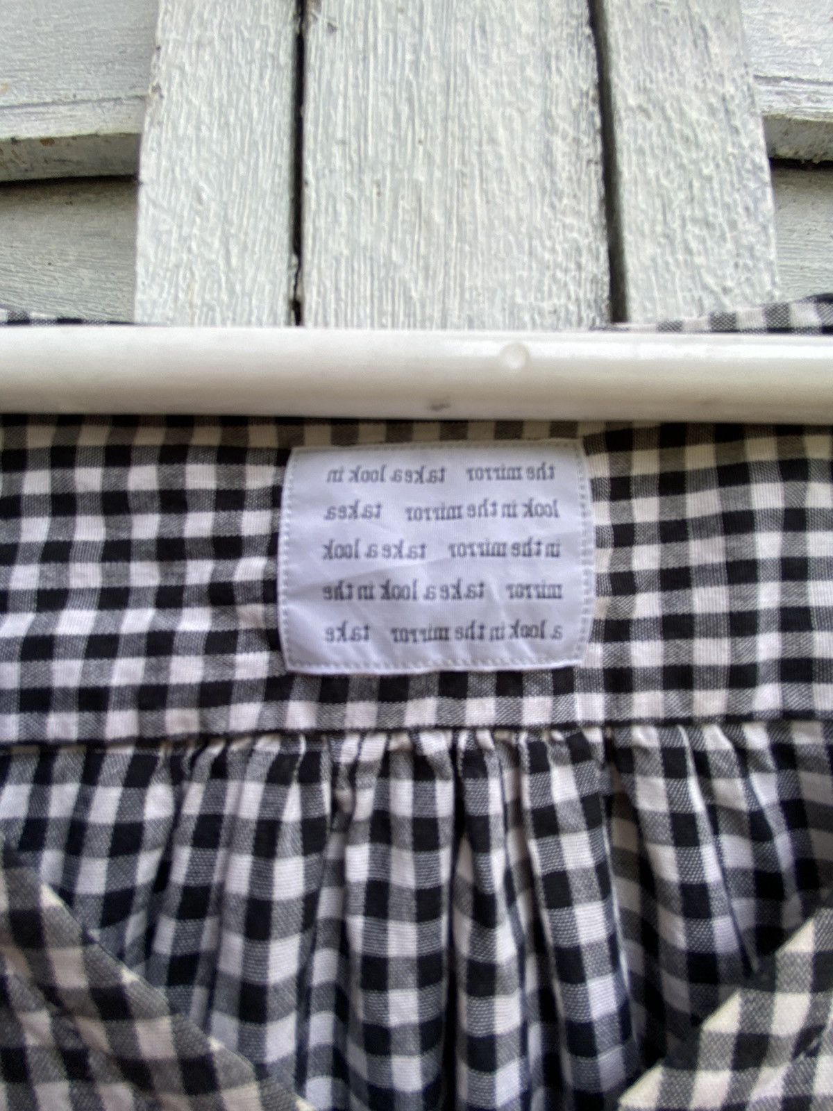 Comme des Garcons × Rei Kawakubo Comme Des Garcon AD 2010 V Neck Plaid Shirt Size US M / EU 48-50 / 2 - 7 Thumbnail