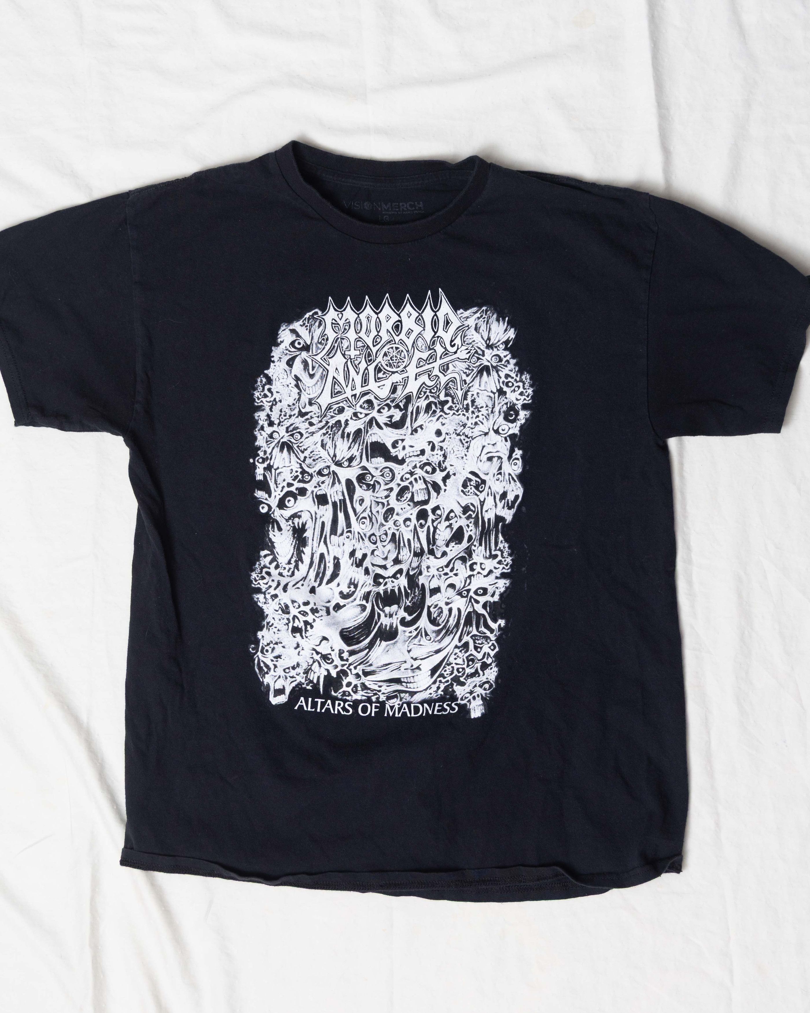 Band Tees × Vision Streetwear Alters of Madness Thrifted Death Metal Tee Size US L / EU 52-54 / 3 - 1 Thumbnail