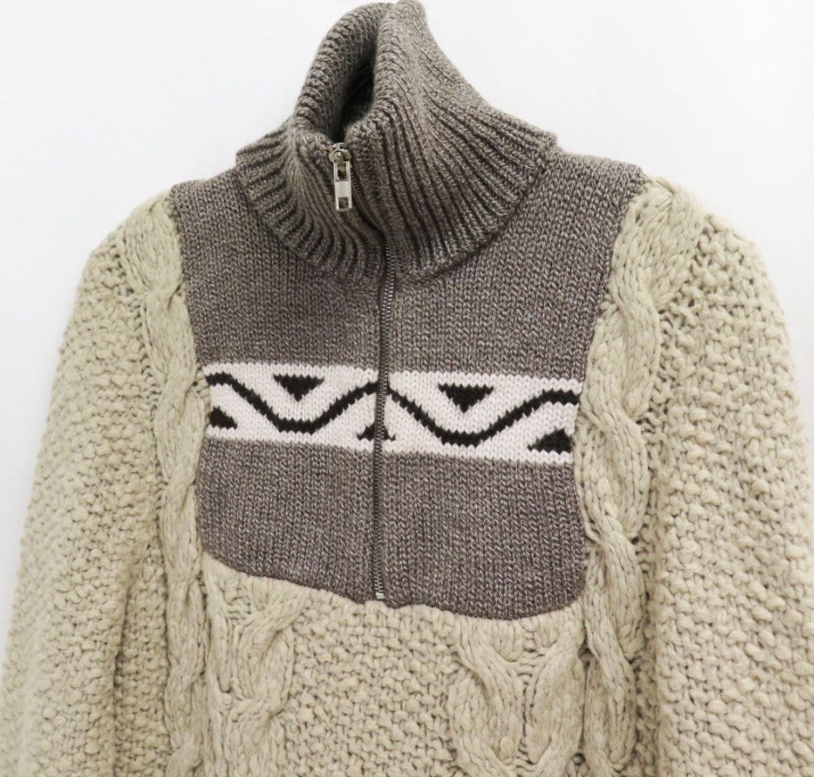 Maison Margiela MAISON MARTIN MARGIELA 10 SWITCHING FISHERMAN KNIT SWEATER Size US M / EU 48-50 / 2 - 5 Thumbnail
