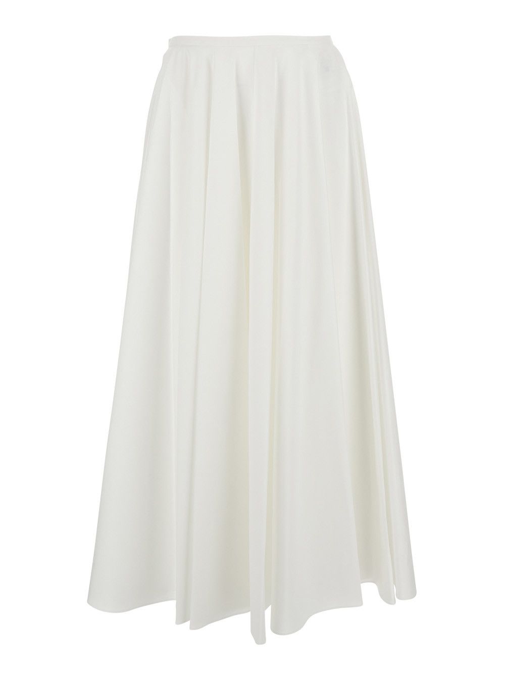 Givenchy White 'Circular Skirt' with Flared Design in Cotton for Women Size 30" / US 8 / IT 44 - 1 Thumbnail
