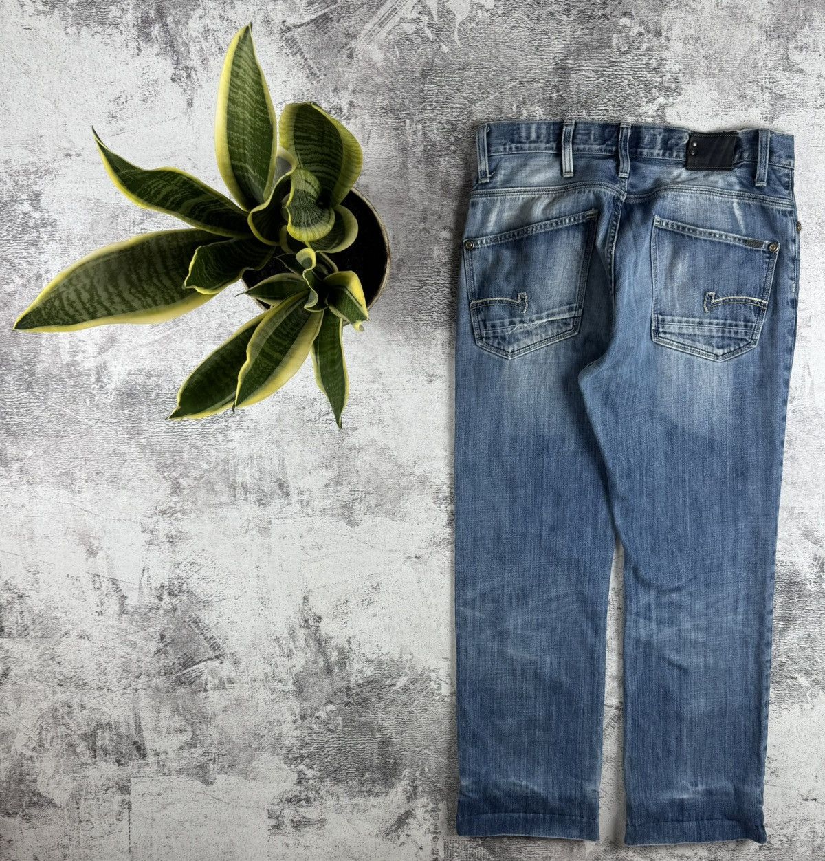 G-Star G-Star Denim Distressed W34/L34 Vintage Pants Trousers Jeans Size US 34 / EU 50 - 1 Thumbnail