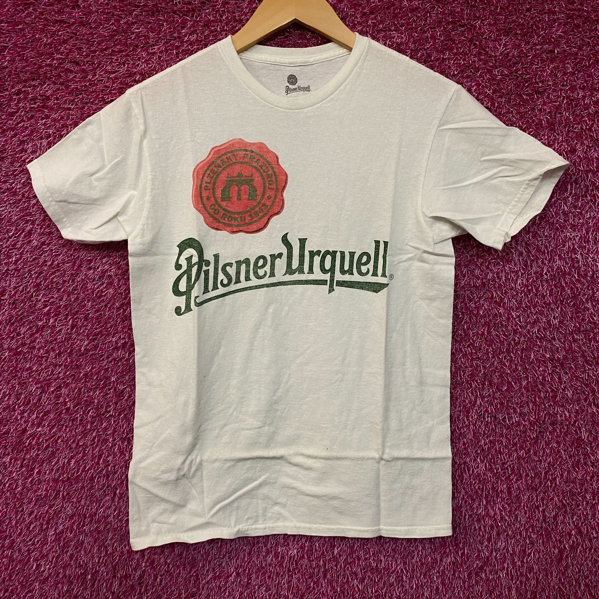 Junk Food Luv Pilsner Urquell Logo Graphic T-Shirt XS Size US XS / EU 42 / 0 - 1 Thumbnail