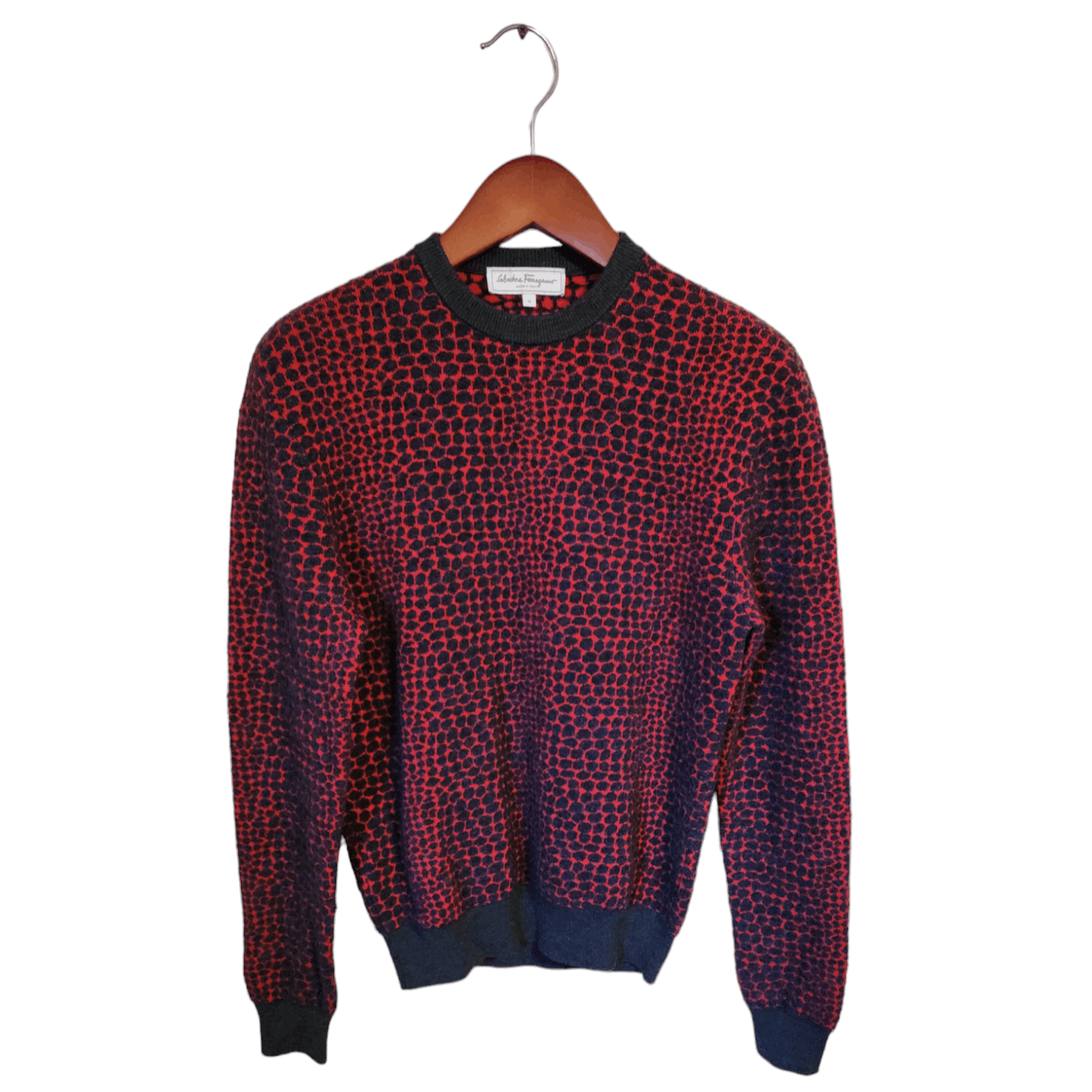 Salvatore Ferragamo Salvatore Ferragamo Spotted Sweater Size US S / EU 44-46 / 1 - 1 Thumbnail