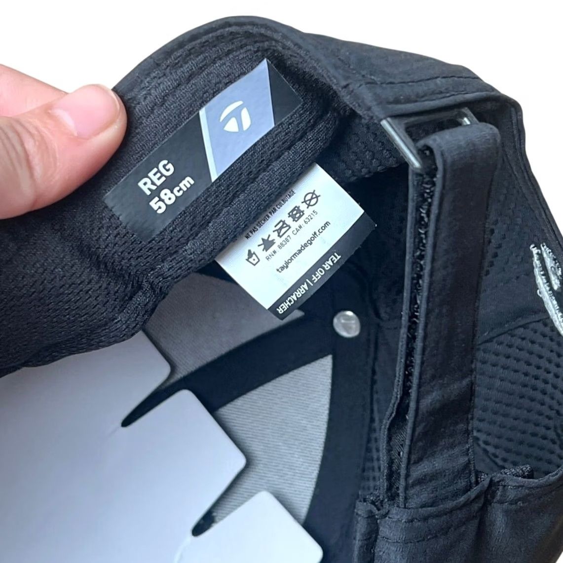 TaylorMade TaylorMade Hat Authentic Tour Stealth Black TP5 Tour Radar Adjustable Men Size ONE SIZE - 6 Thumbnail