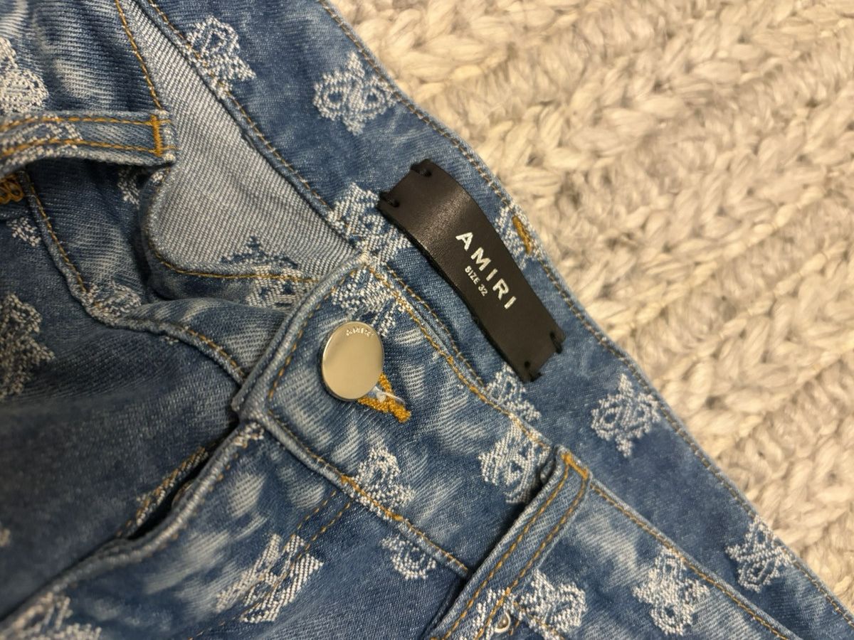 Amiri Amiri pattern jeans Size US 32 / EU 48 - 4 Thumbnail