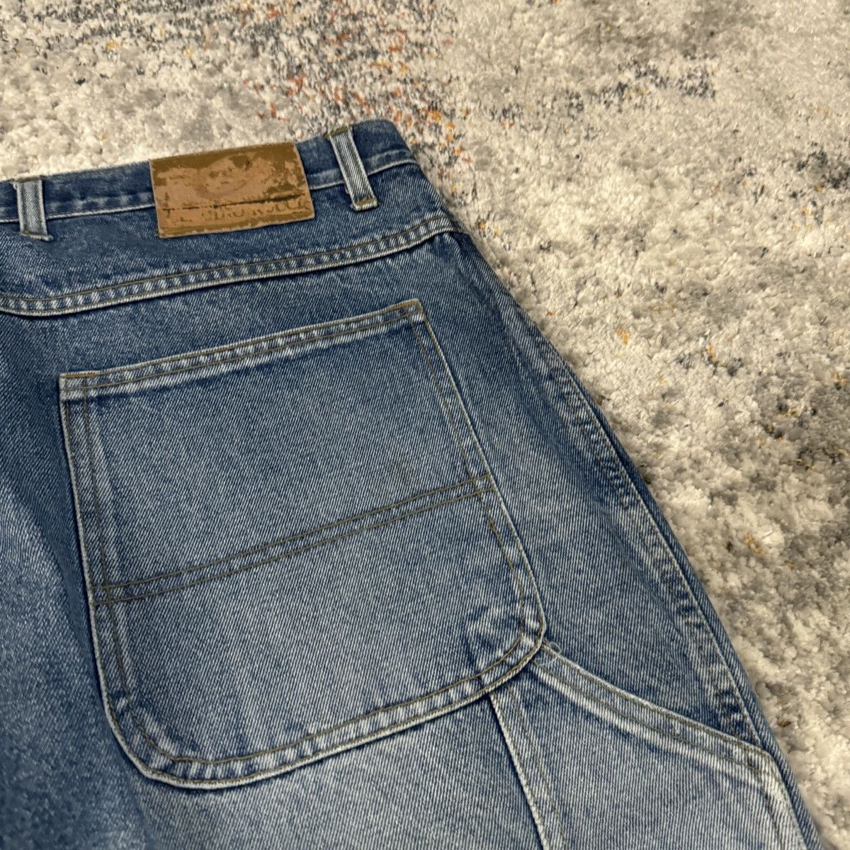 Carhartt × JNCO × Vintage Vintage Y2K Baggy wide leg carpenter light wash JNCO style Size US 36 / EU 52 - 3 Thumbnail