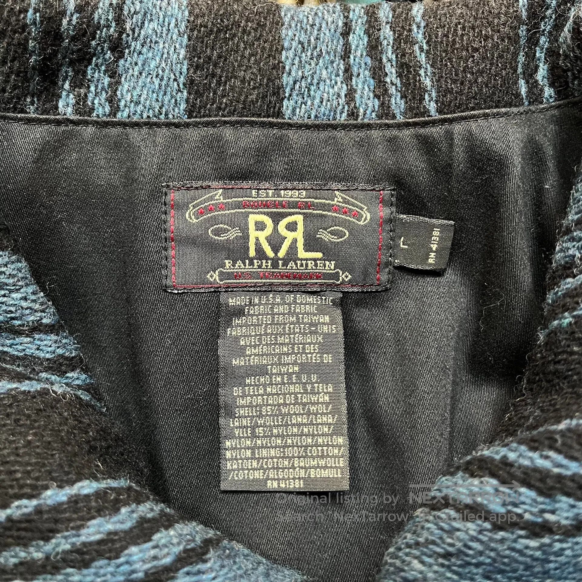 RRL Ralph Lauren RRL Heavy Wool Jacket from 90s. Size US L / EU 52-54 / 3 - 3 Thumbnail