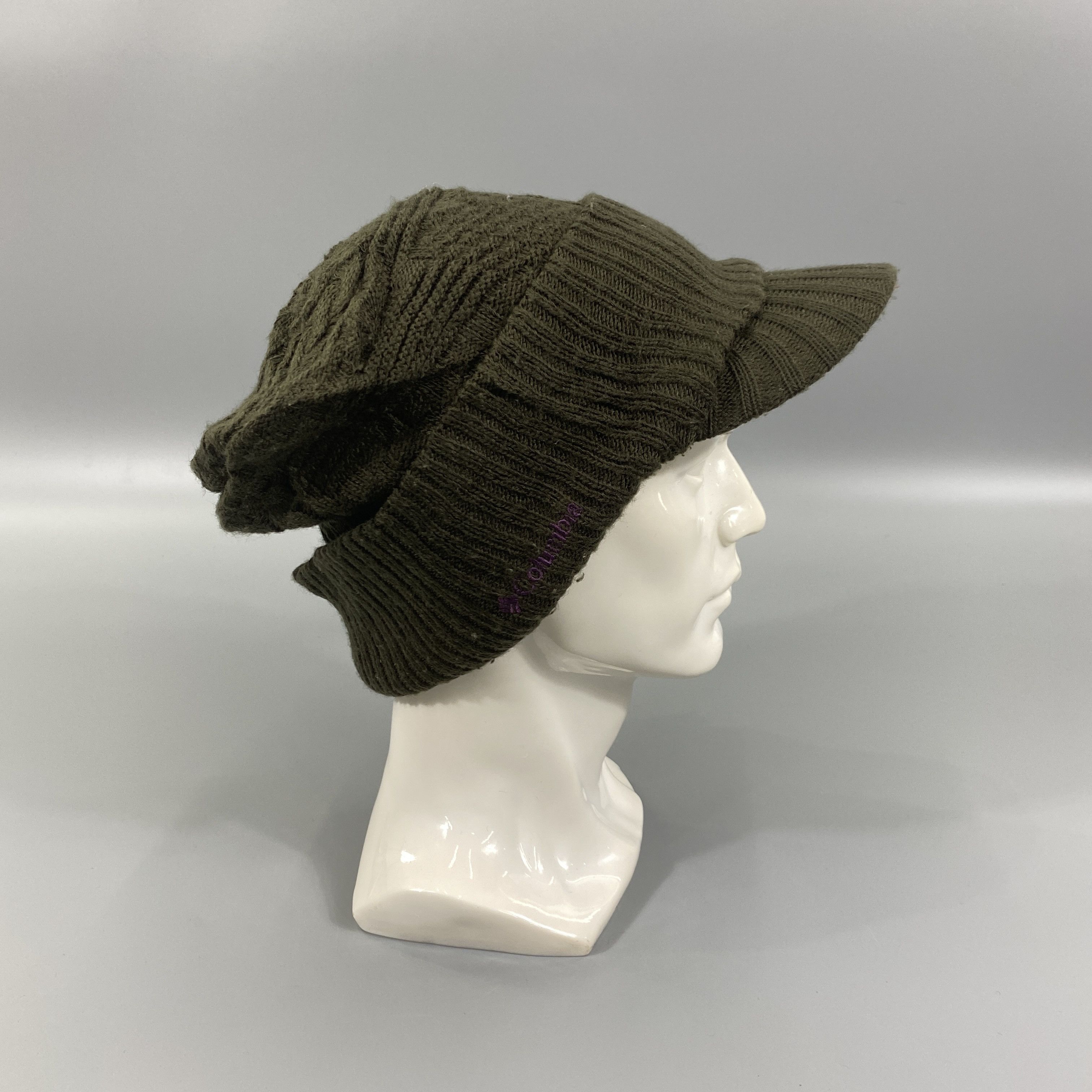 Japanese Brand Vintage Columbia Knit Beanie Hats -BN848 Size ONE SIZE - 5 Thumbnail
