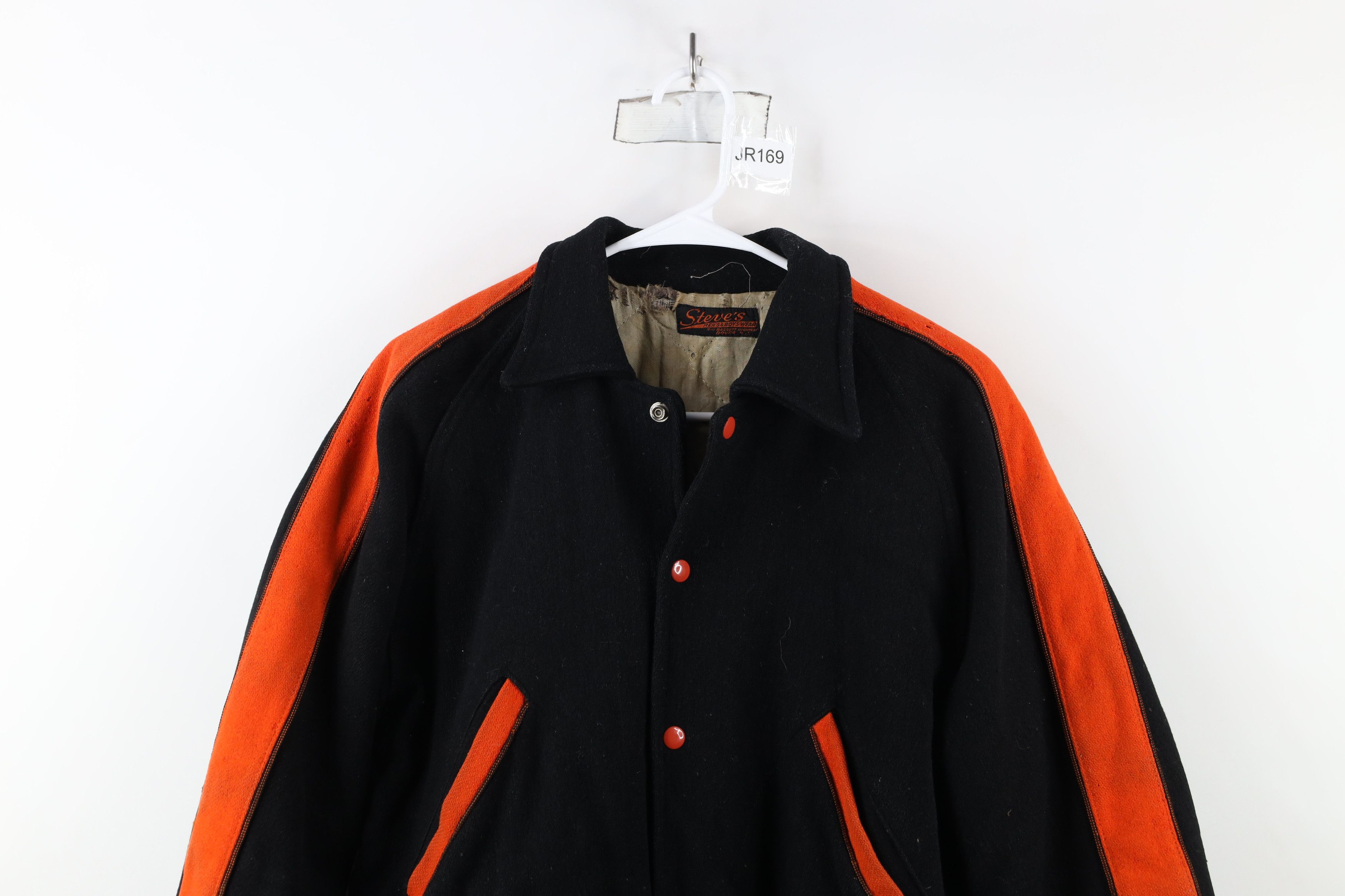 Vintage Vintage 60s Streetwear Letterman Varsity Jacket USA Black Size US S / EU 44-46 / 1 - 2 Thumbnail