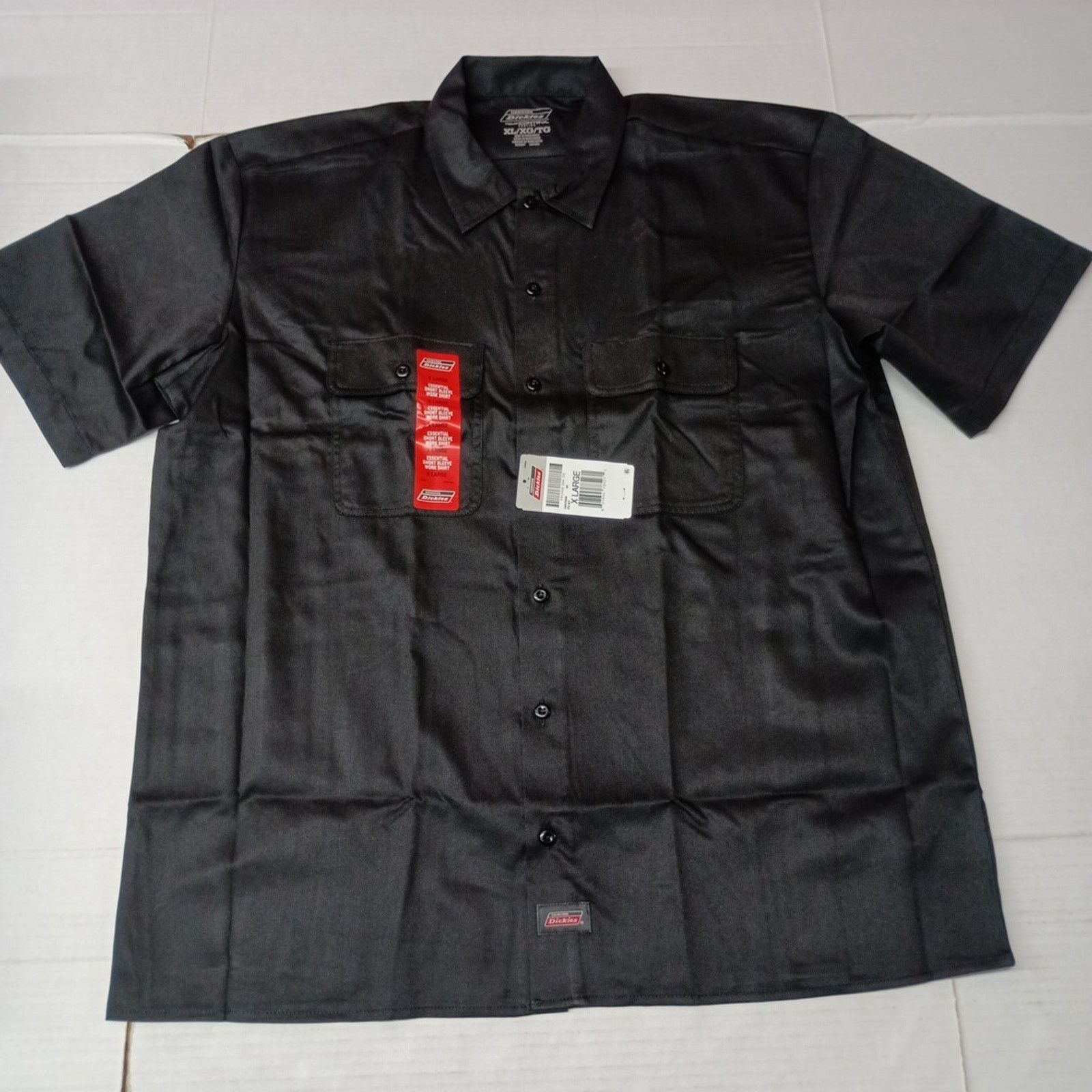 Dickies Dickies Essential Work Shirt Mens Size XL Black Temp Control Size US XL / EU 56 / 4 - 1 Thumbnail