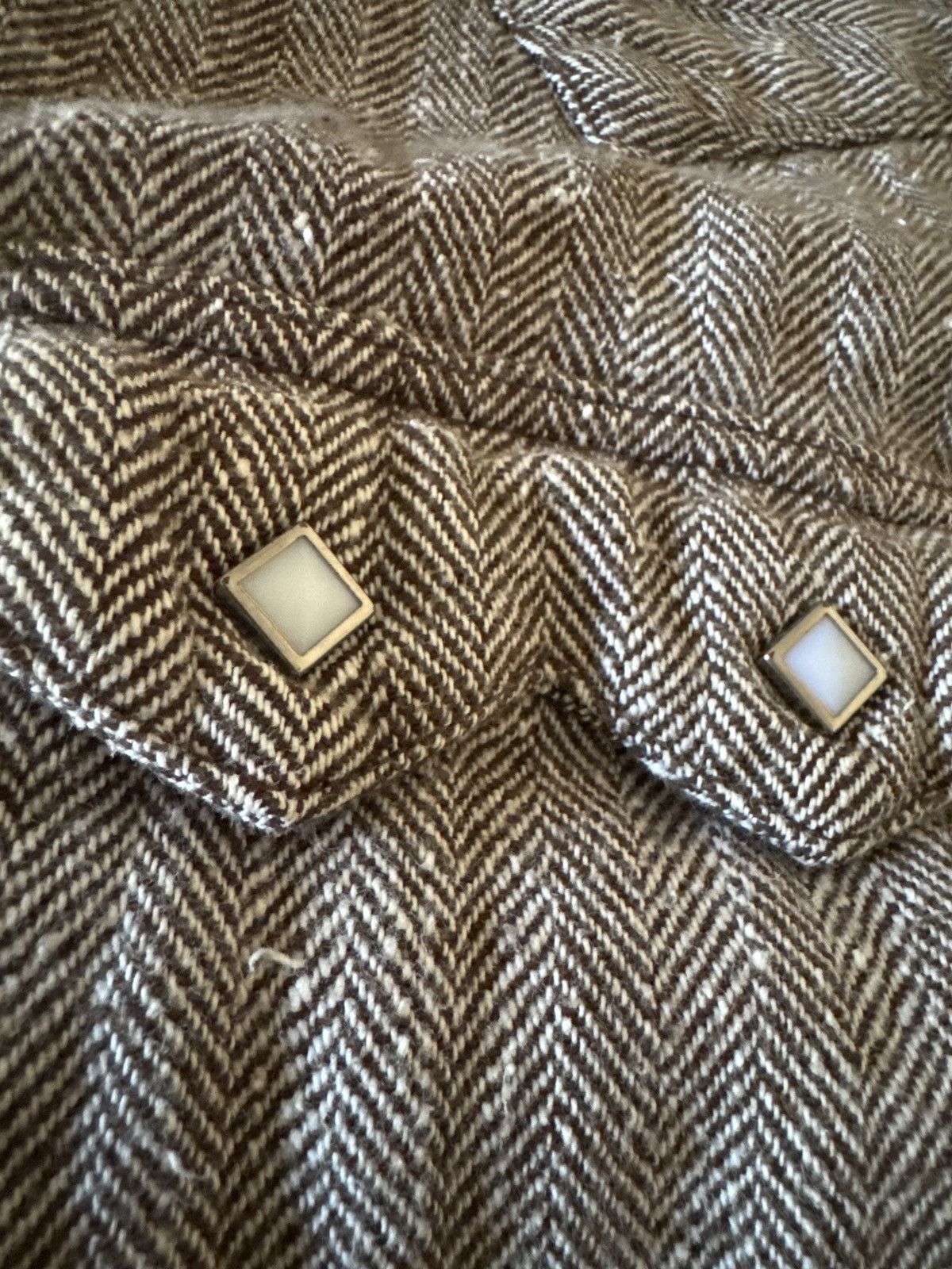 The Flat Head The Flat Head Herringbone Western Shirt size 40 Size US XXS / EU 40 - 8 Thumbnail