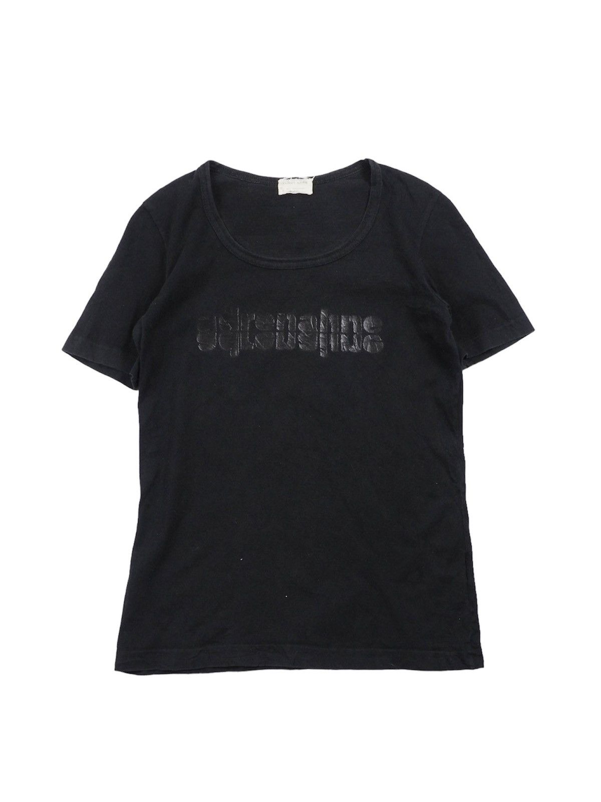 Image of Helmut Lang 1997 Adrenaline Tee in Black, Women's (Size Small)