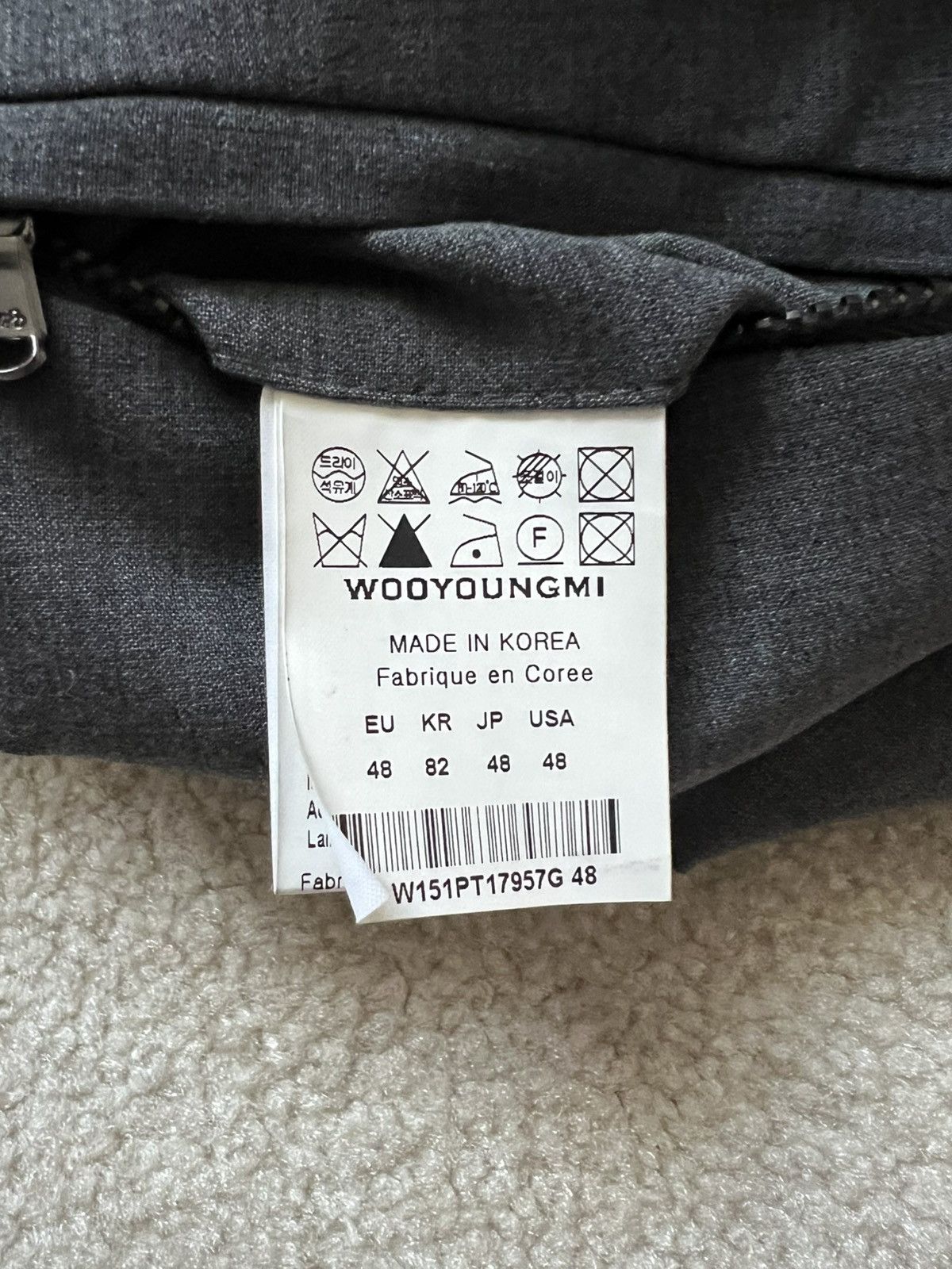 Wooyoungmi Wooyoungmi Trouser/Jogger Grey Size US 30 / EU 46 - 8 Thumbnail
