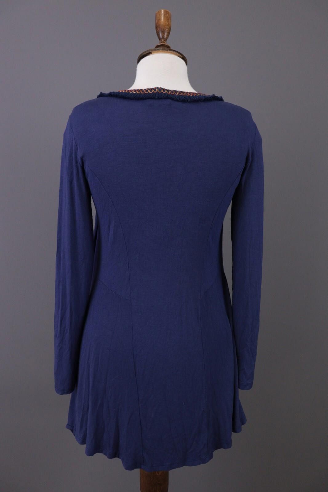 Designer Save The Queen Blue Abstract Summer Dress Size S Size S / US 4 / IT 40 - 10 Thumbnail