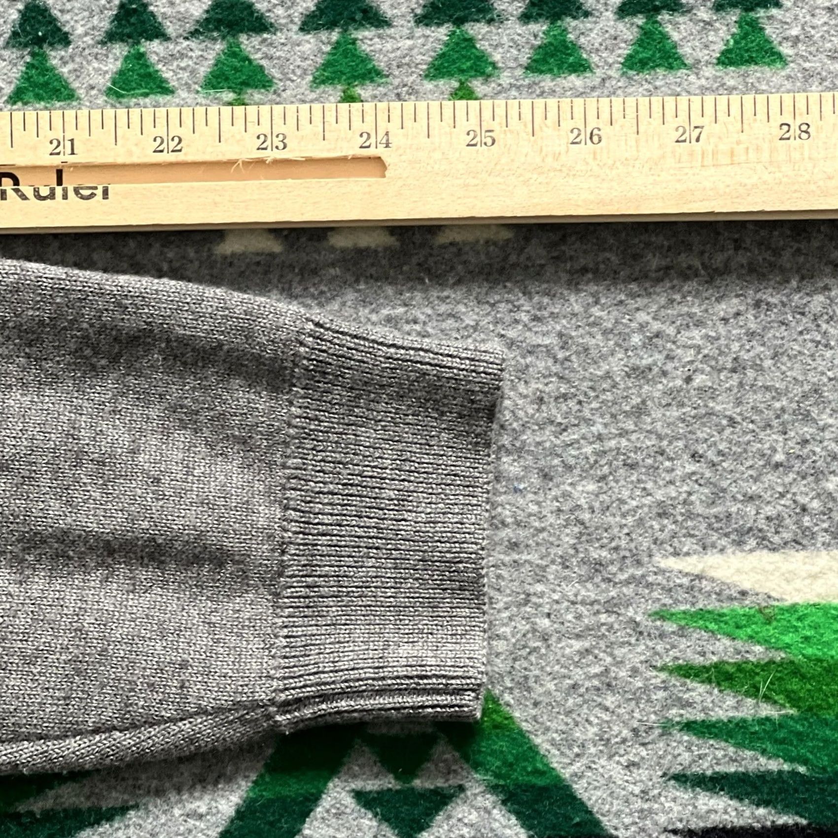 Hugo Boss HUGO BOSS Wool Sweater Mens Large Gray 1/4 Button Pullover C8 Size US L / EU 52-54 / 3 - 6 Thumbnail