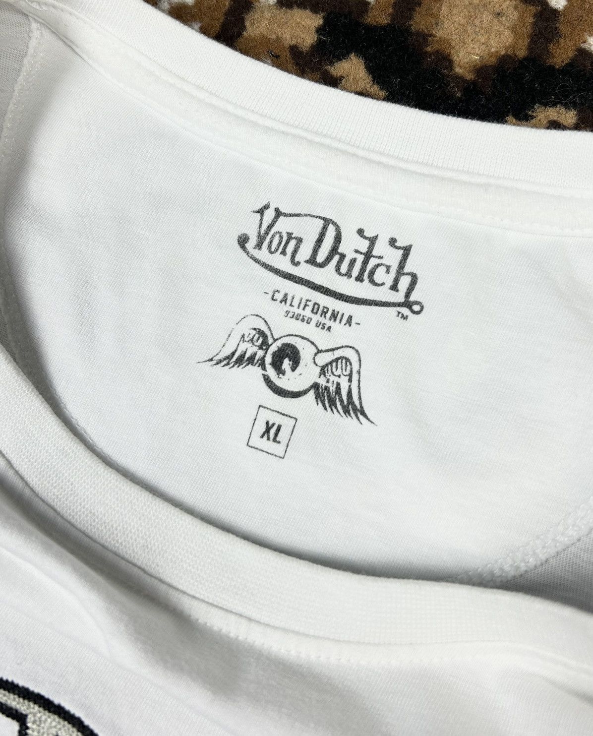 Ed Hardy × Vintage × Von Dutch Rare Von Dutch tee Tiger Embroidered Logo Vintage Y2K Size US XL / EU 56 / 4 - 9 Thumbnail