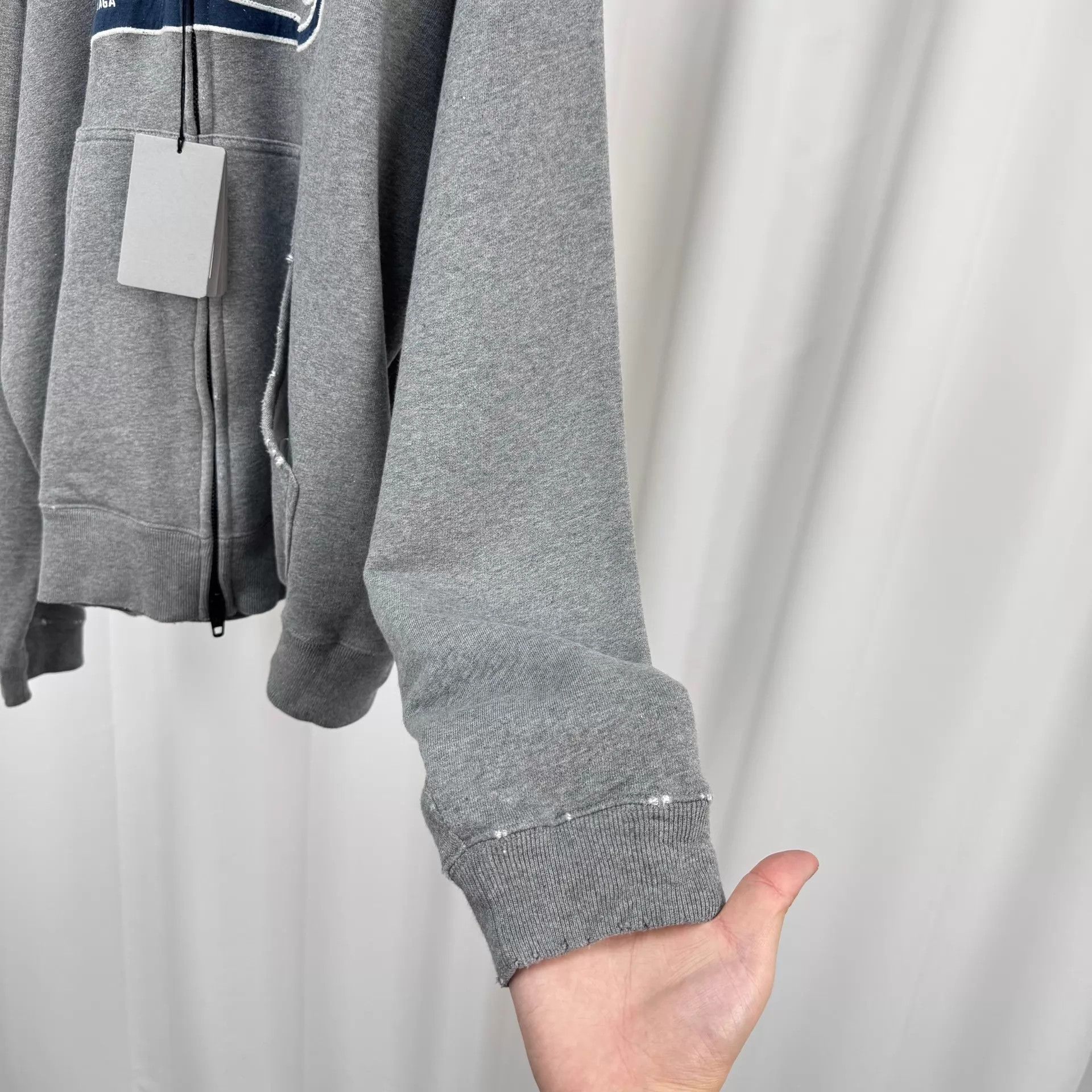 Balenciaga Balenciaga 25秀款 Letter Patch Fur Collar XS New Size US XS / EU 42 / 0 - 5 Thumbnail