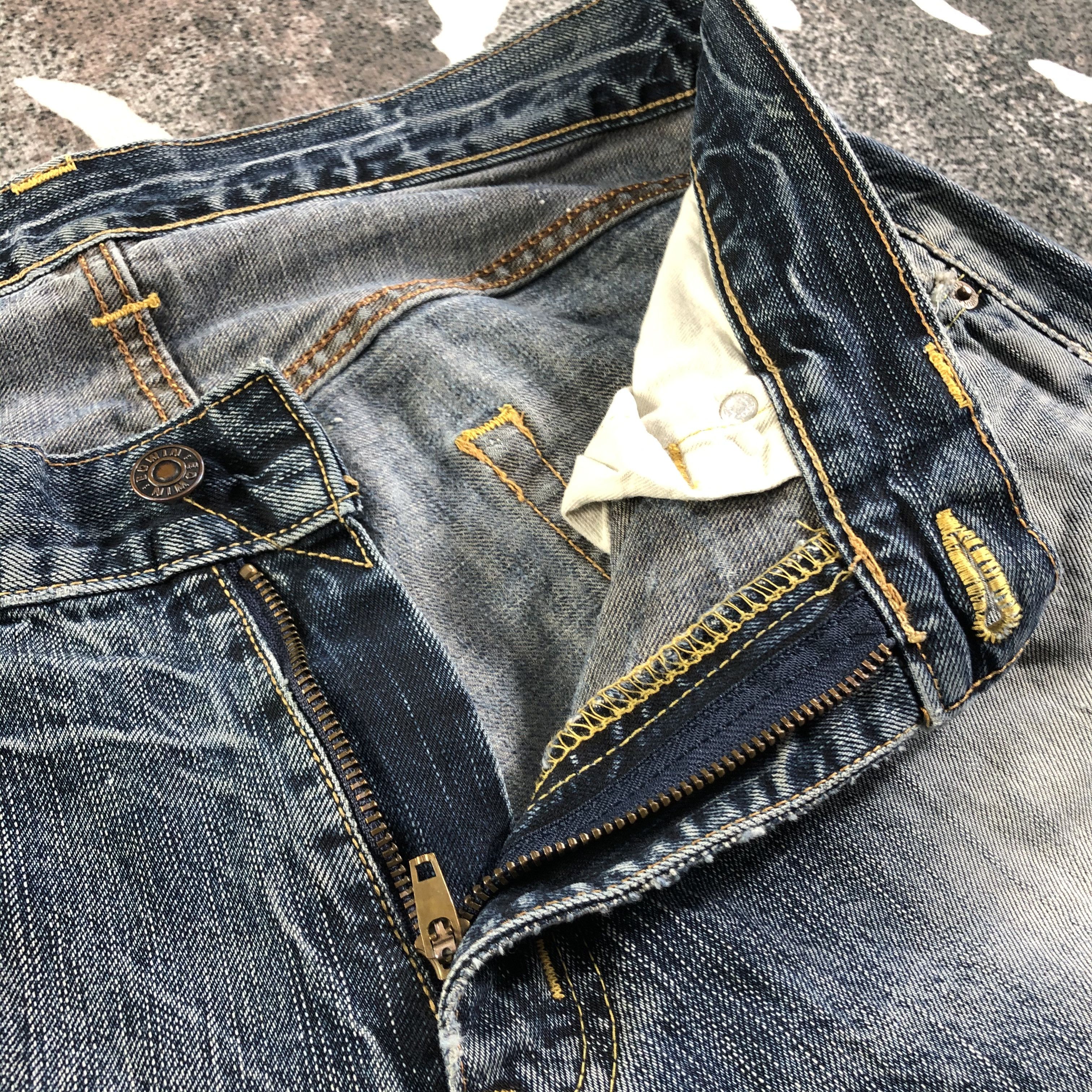 Edwin Vintage Ripped Edwin Jeans Patchwork Denim KJ2475 Size US 32 / EU 48 - 7 Thumbnail